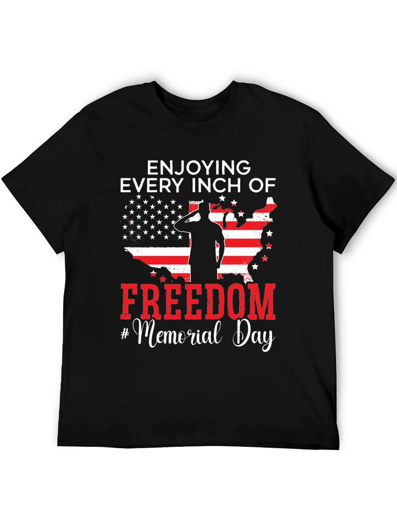 Enjoying Every Inch of Freedom Memorial Day T-Shirt