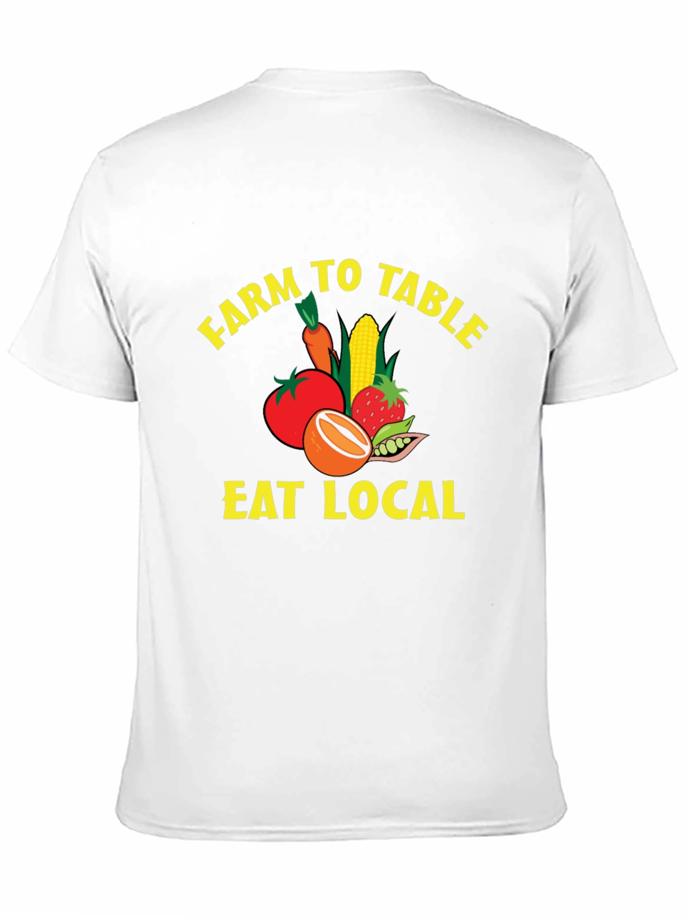 Farm To Table Eat Local Graphic T-Shirt