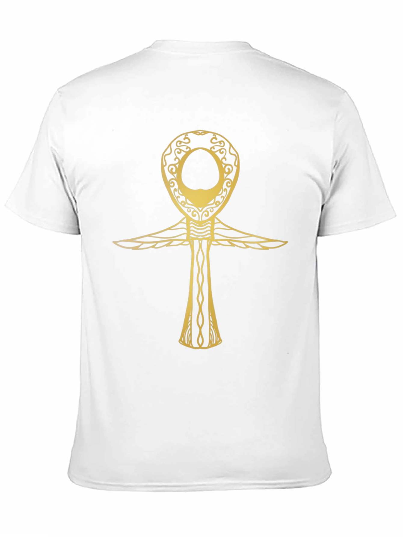Golden Ankh T-Shirt - Egyptian Symbol of Life