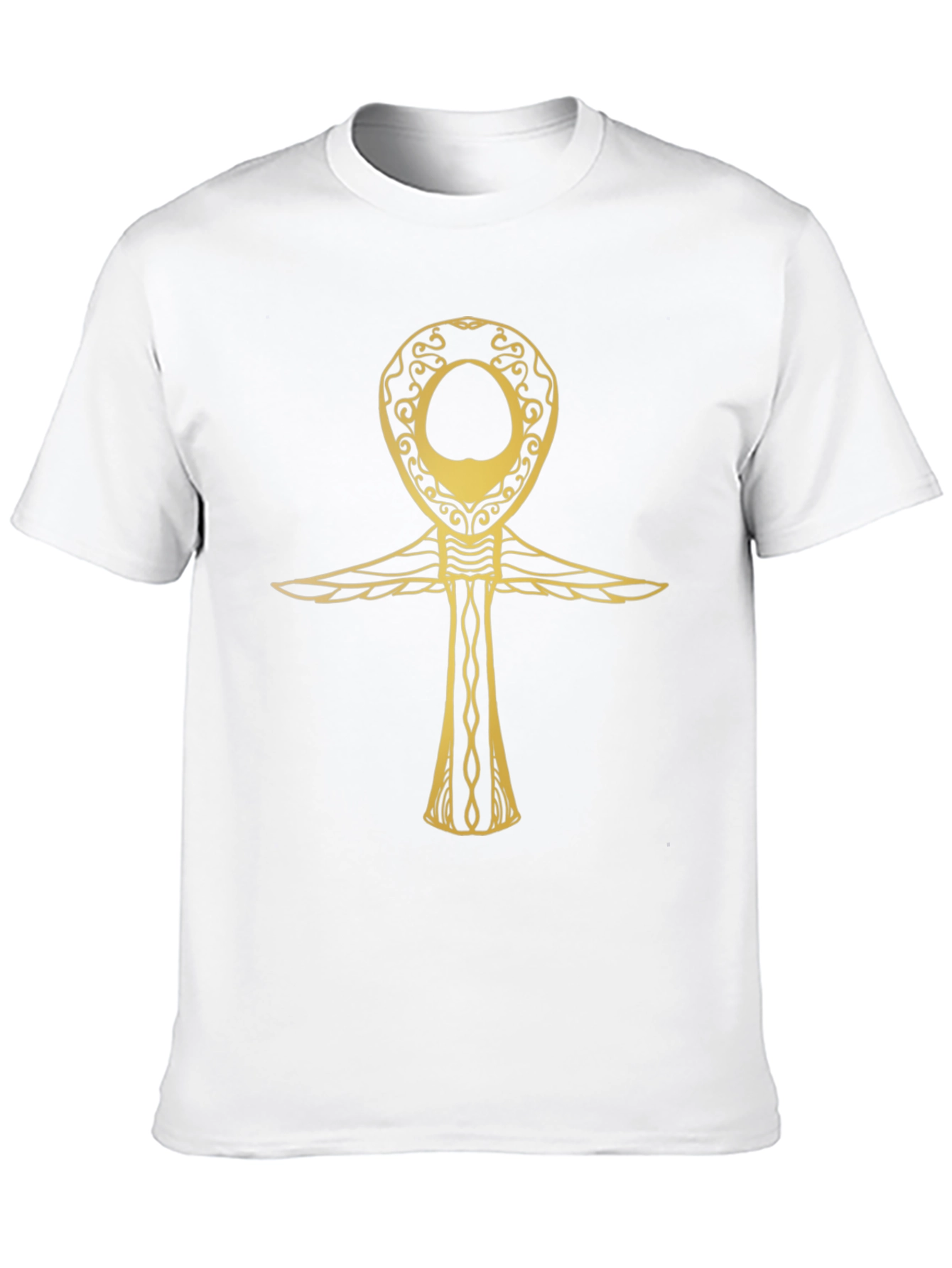 Golden Ankh T-Shirt - Egyptian Symbol of Life