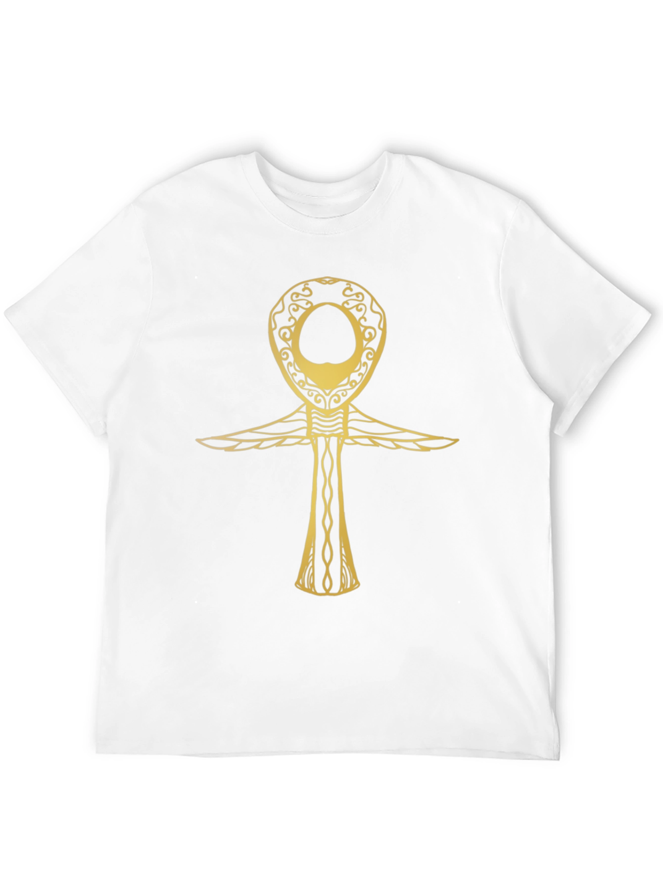 Golden Ankh T-Shirt - Egyptian Symbol of Life