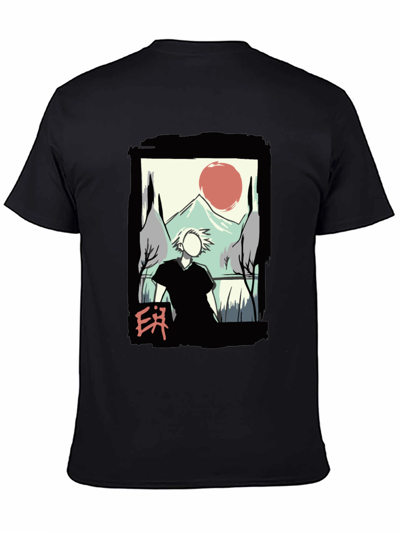 Artistic Japanese Landscape T-Shirt