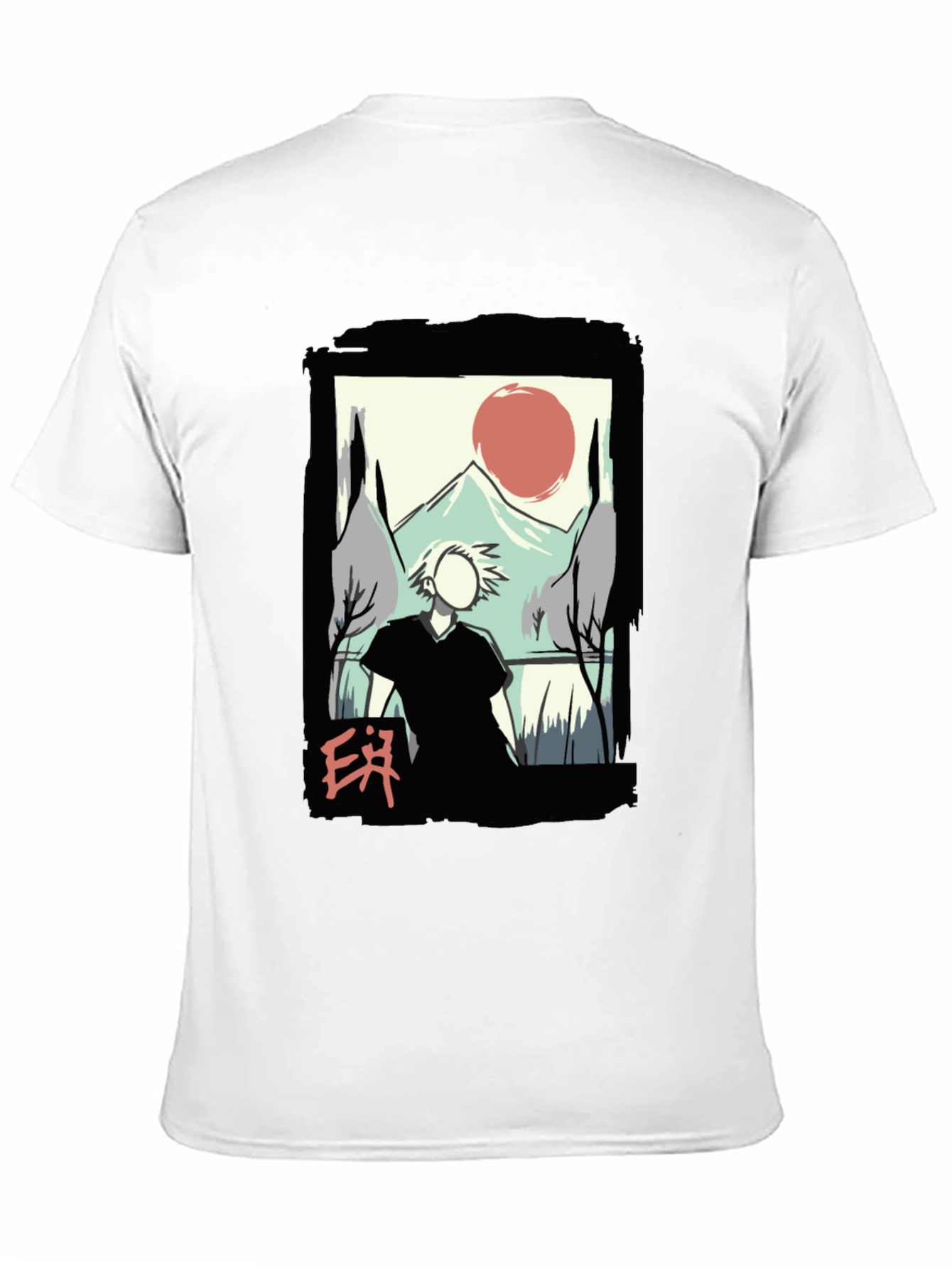 Artistic Japanese Landscape T-Shirt