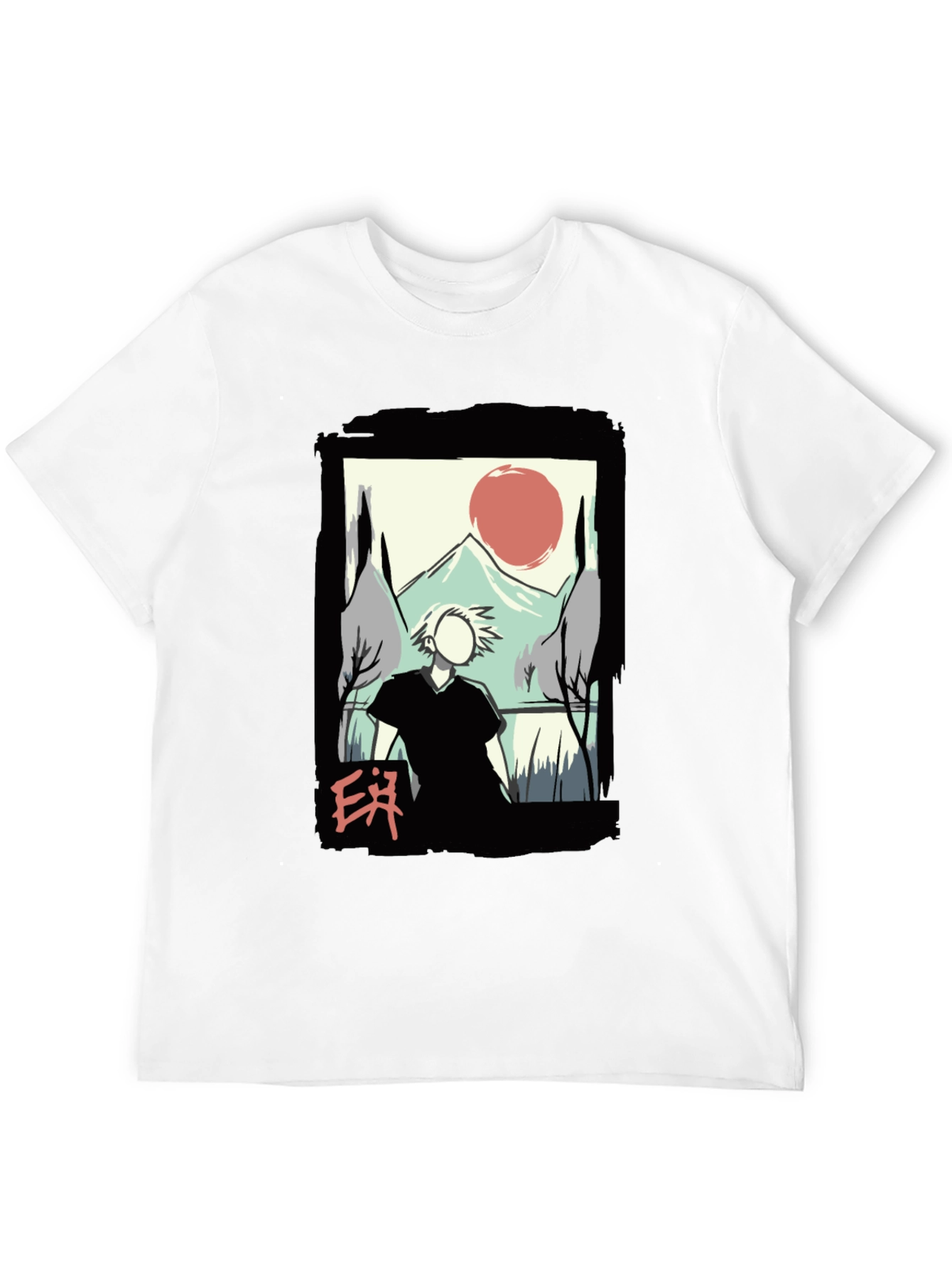 Artistic Japanese Landscape T-Shirt