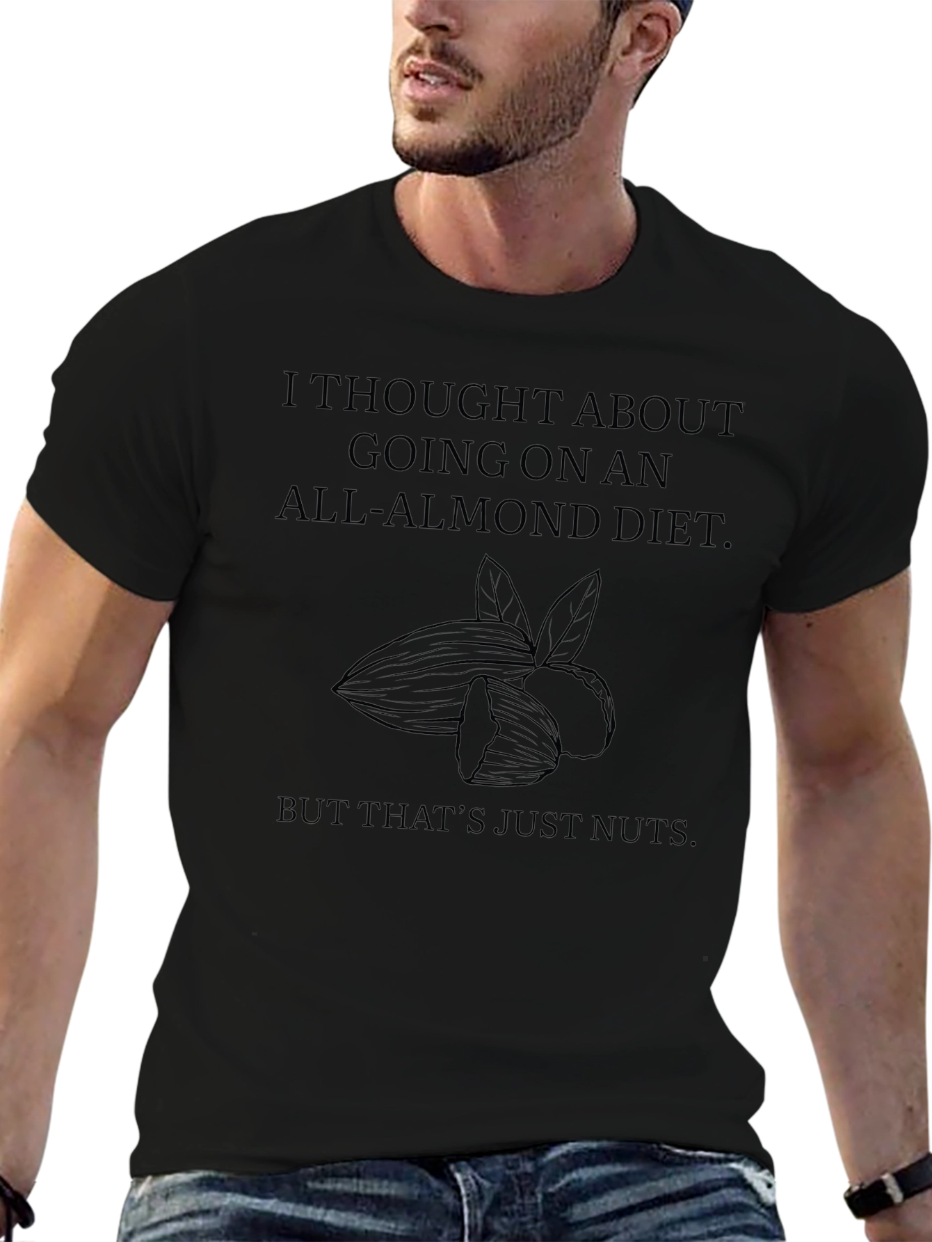 Funny All-Almond Diet T-Shirt