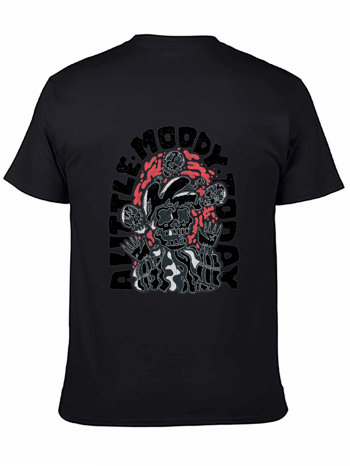Ble Moody Friday Mens Black Graphic T-Shirt