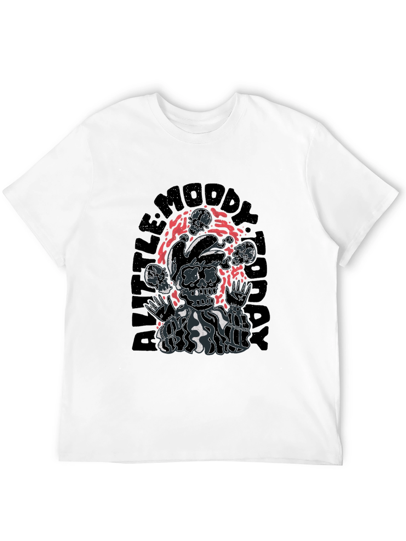 Ble Moody Friday Mens Black Graphic T-Shirt