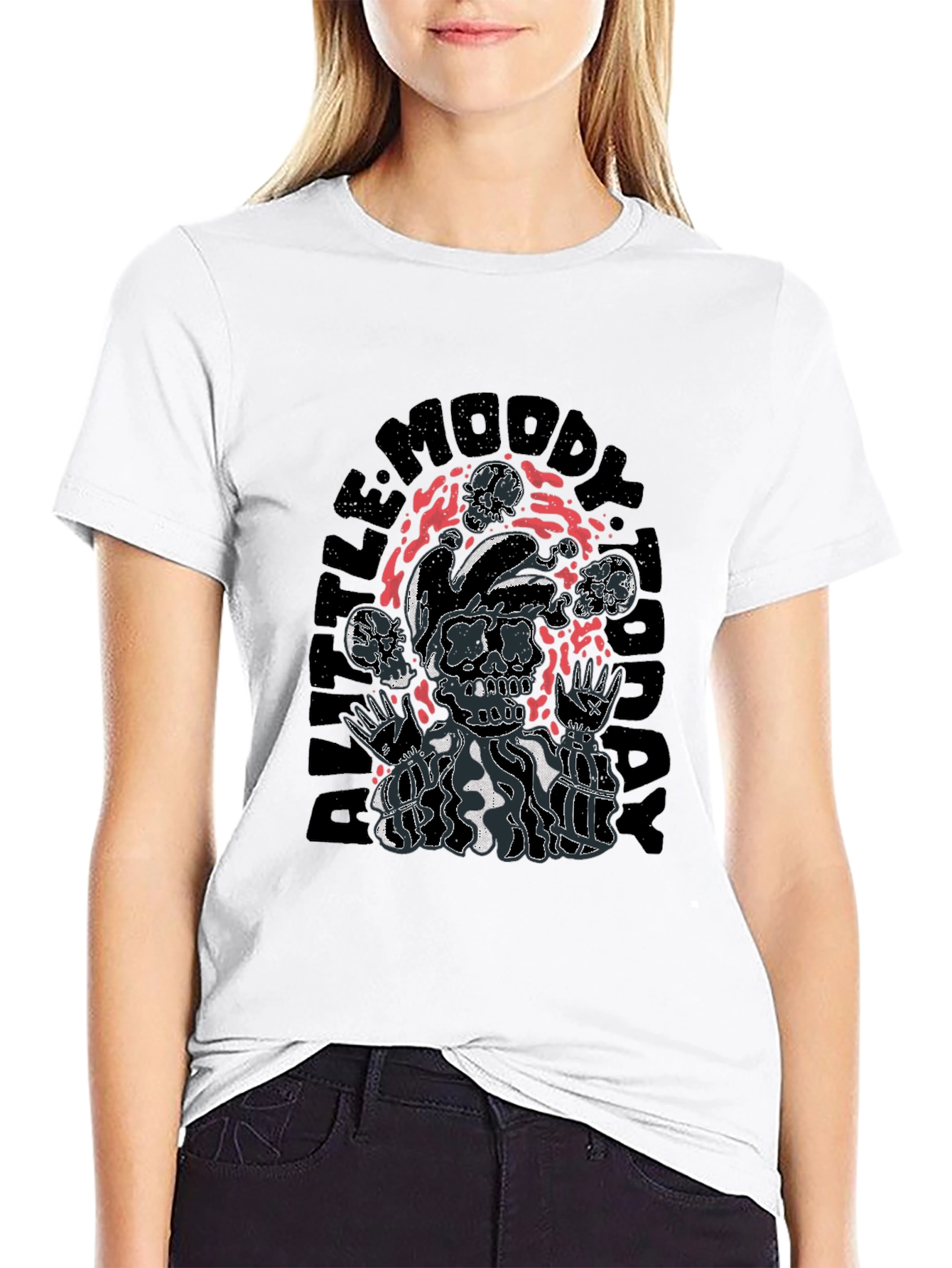 Ble Moody Friday Mens Black Graphic T-Shirt