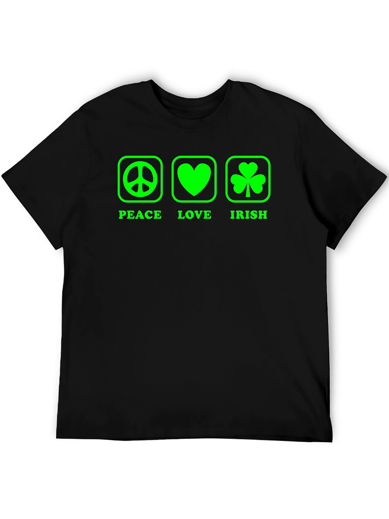 Peace Love Irish St. Patricks Day T-Shirt