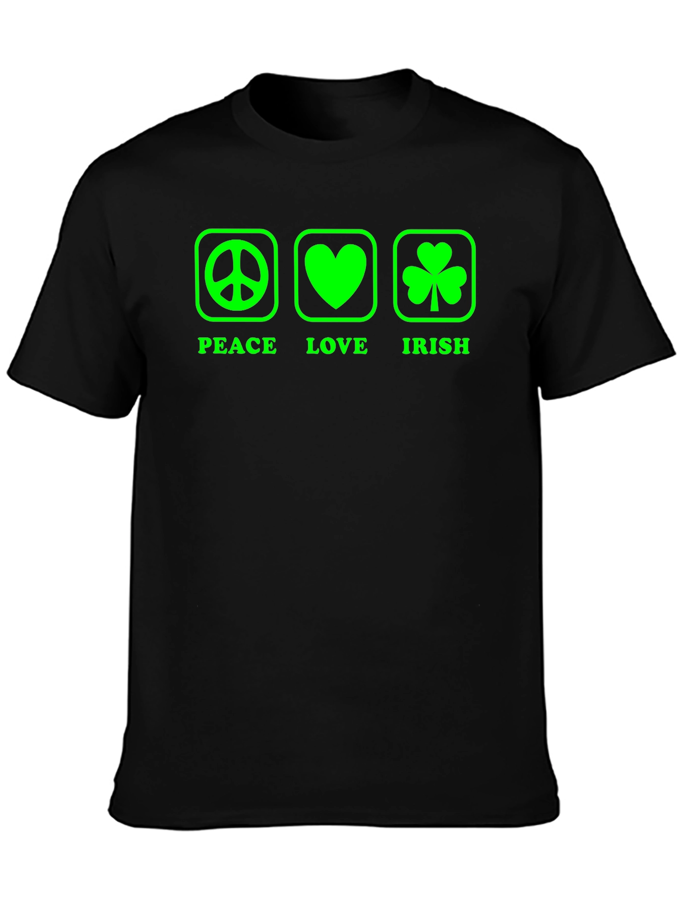 Peace Love Irish St. Patricks Day T-Shirt