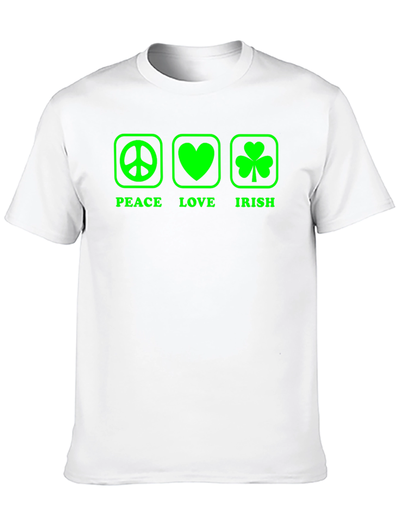 Peace Love Irish St. Patricks Day T-Shirt