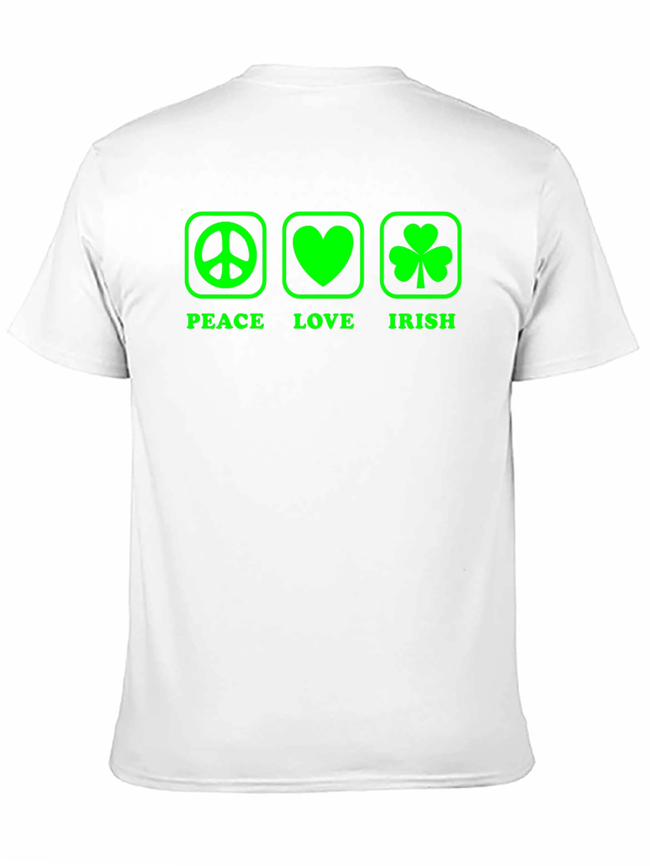 Peace Love Irish St. Patricks Day T-Shirt