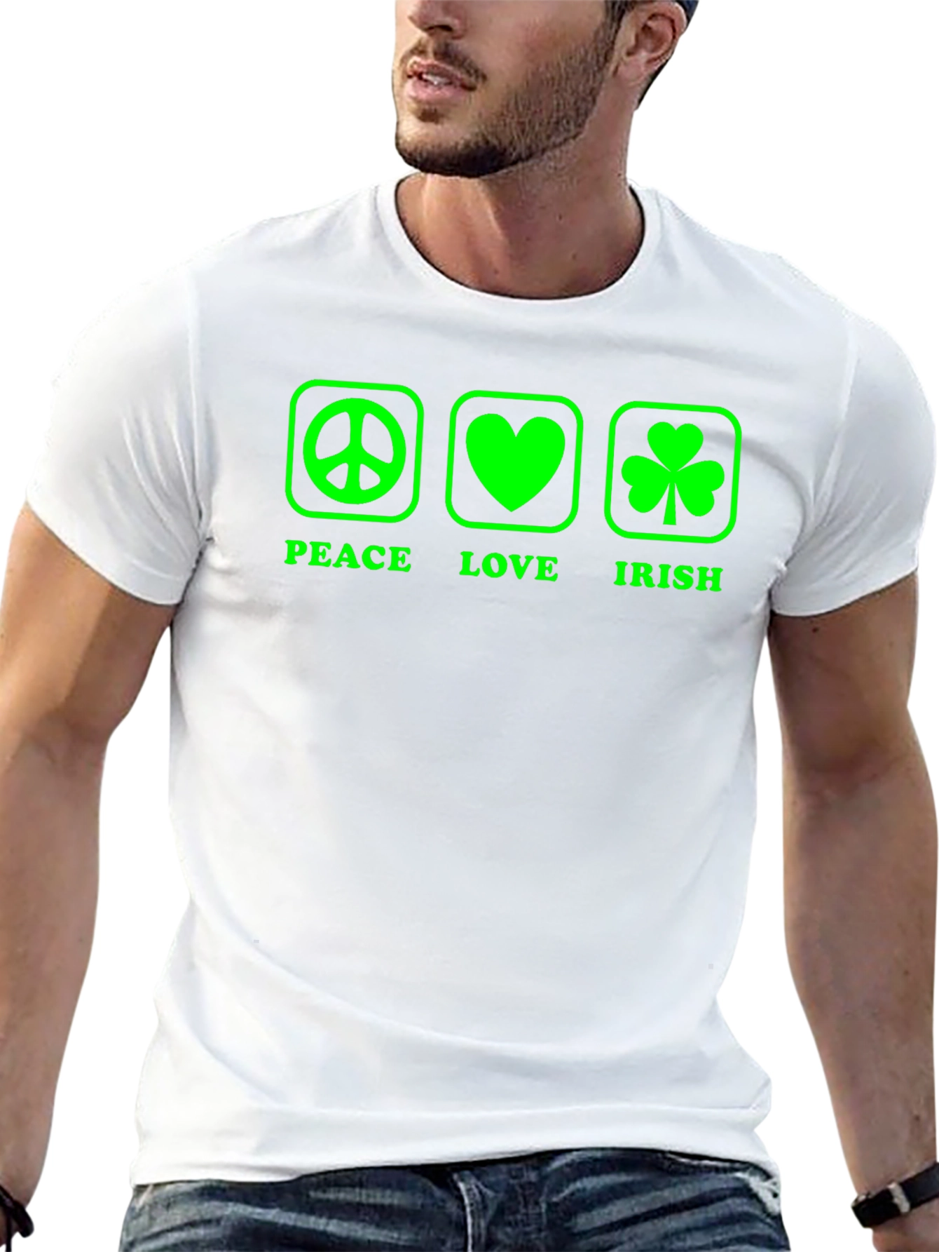 Peace Love Irish St. Patricks Day T-Shirt