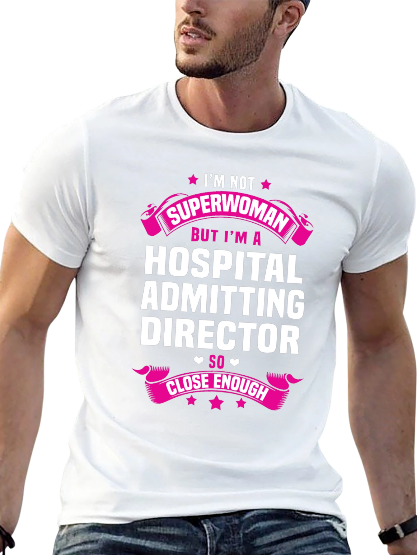 Hospital Admitting Director Superwoman T-Shirt