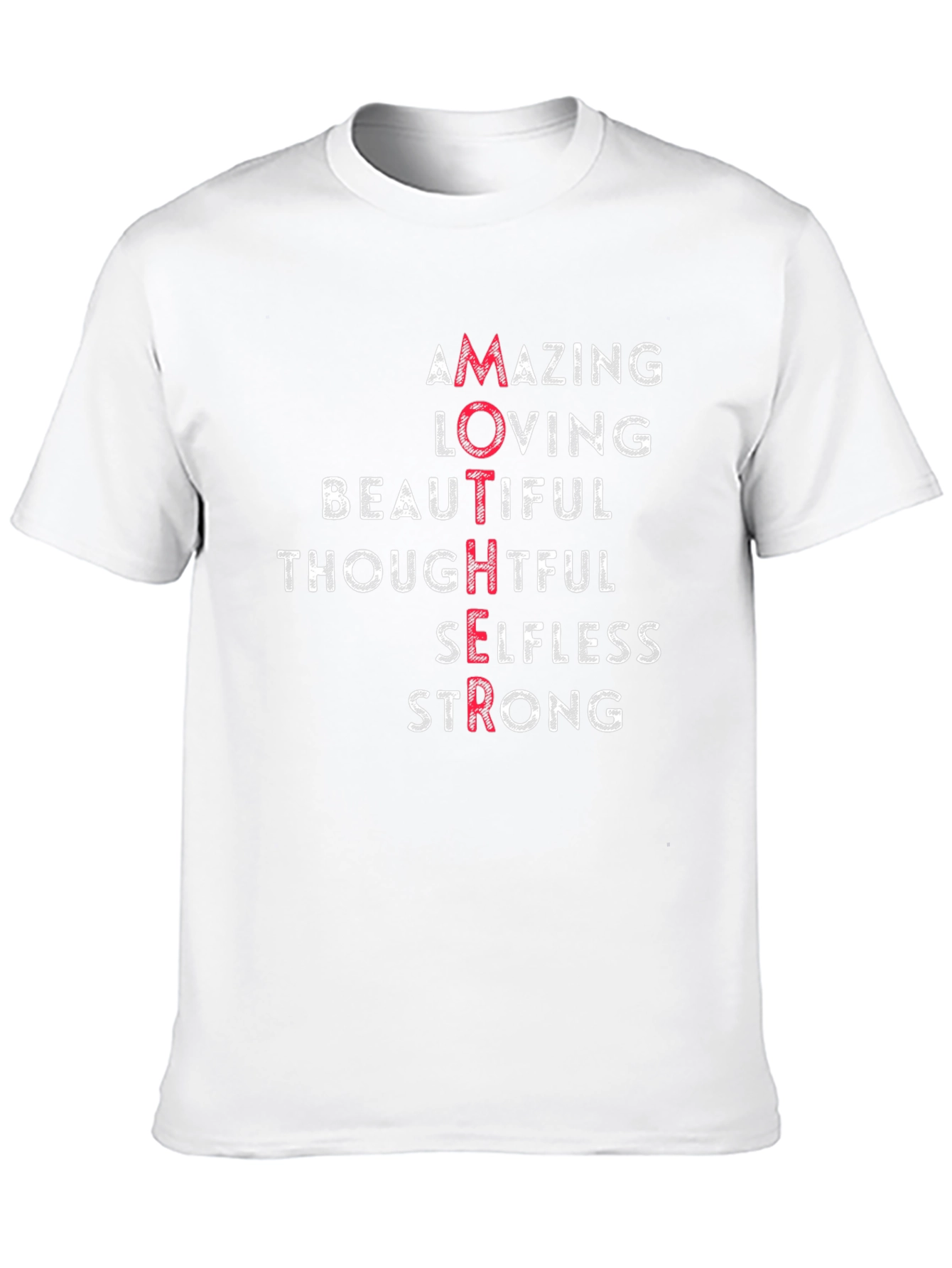 MOTHER Acronym T-Shirt: Amazing Loving Beautiful Design