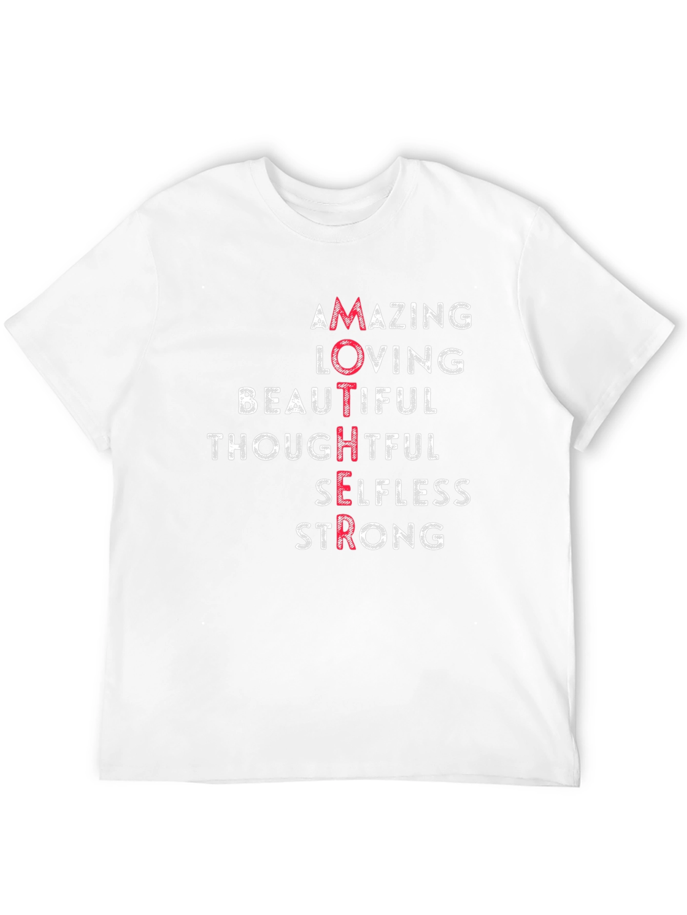 MOTHER Acronym T-Shirt: Amazing Loving Beautiful Design