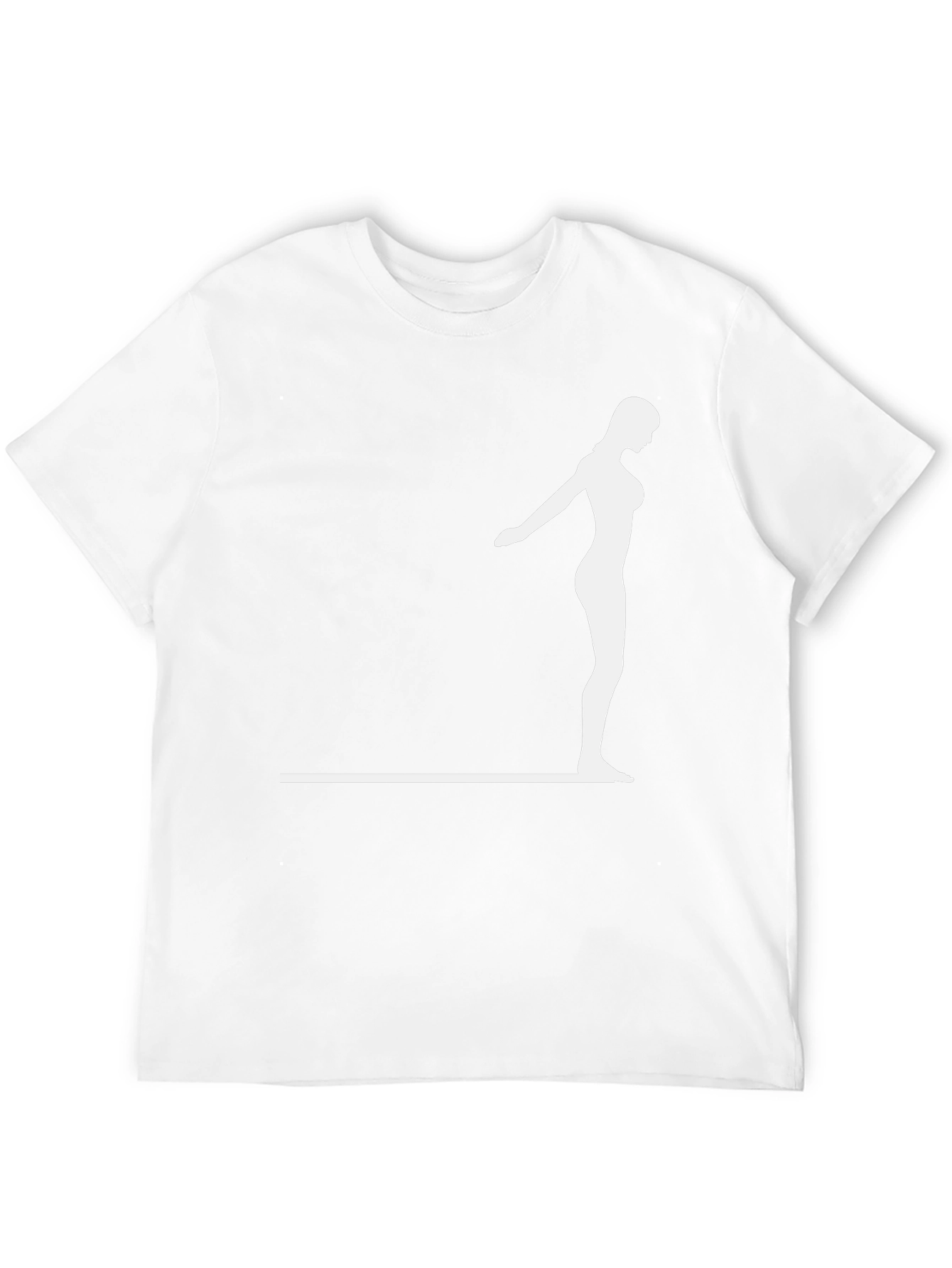 Woman on Diving Board Graphic Tee - Black