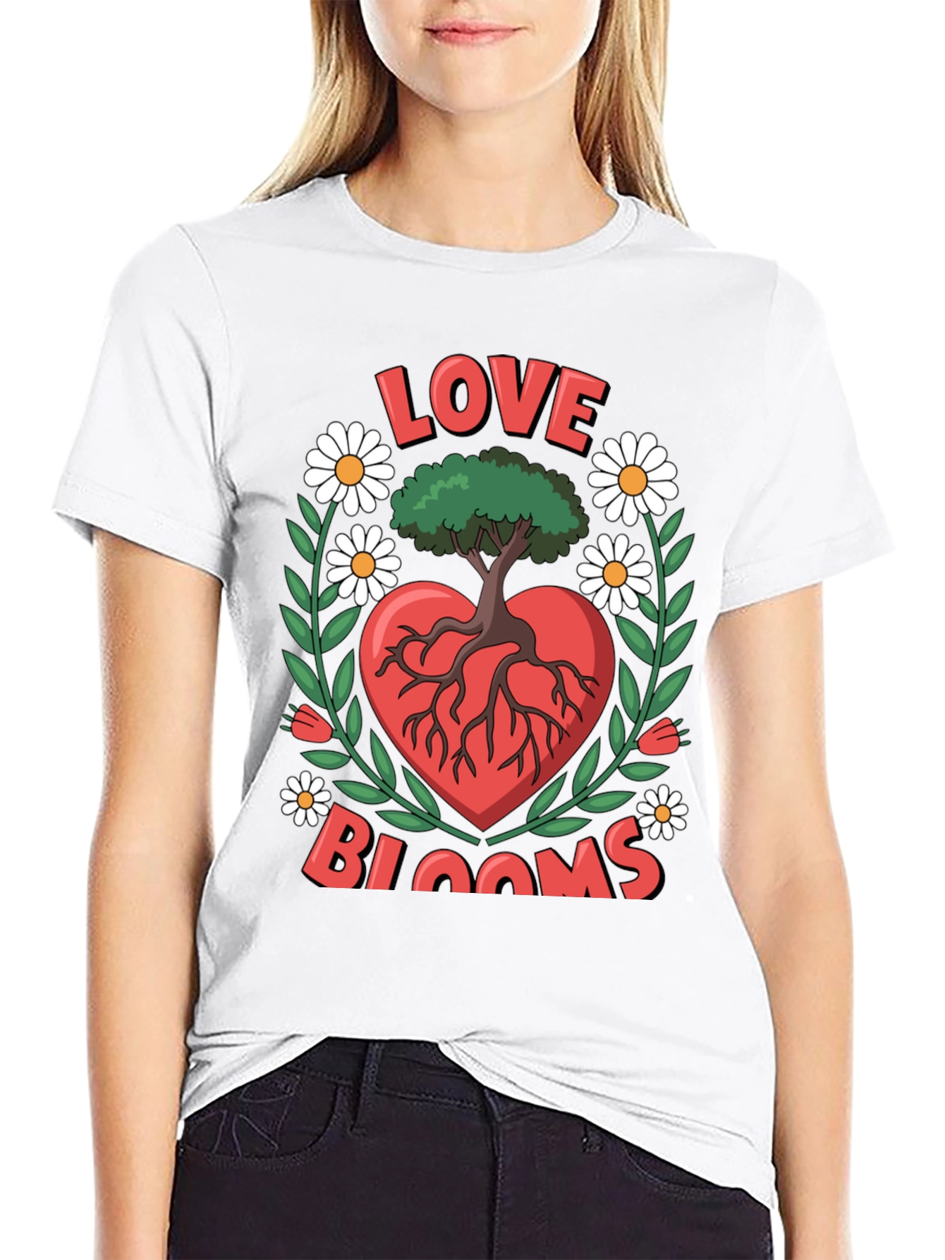 Love Blooms Graphic Tee