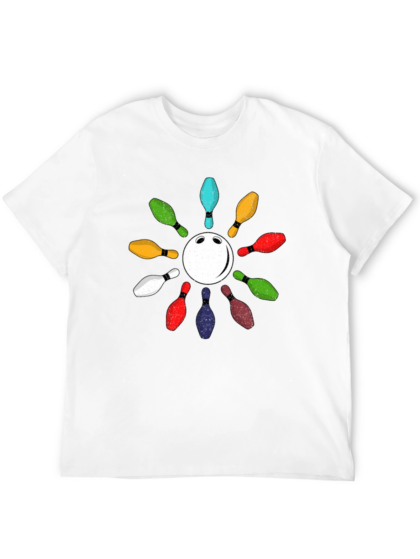 Bowling Pin Circle Graphic Tee