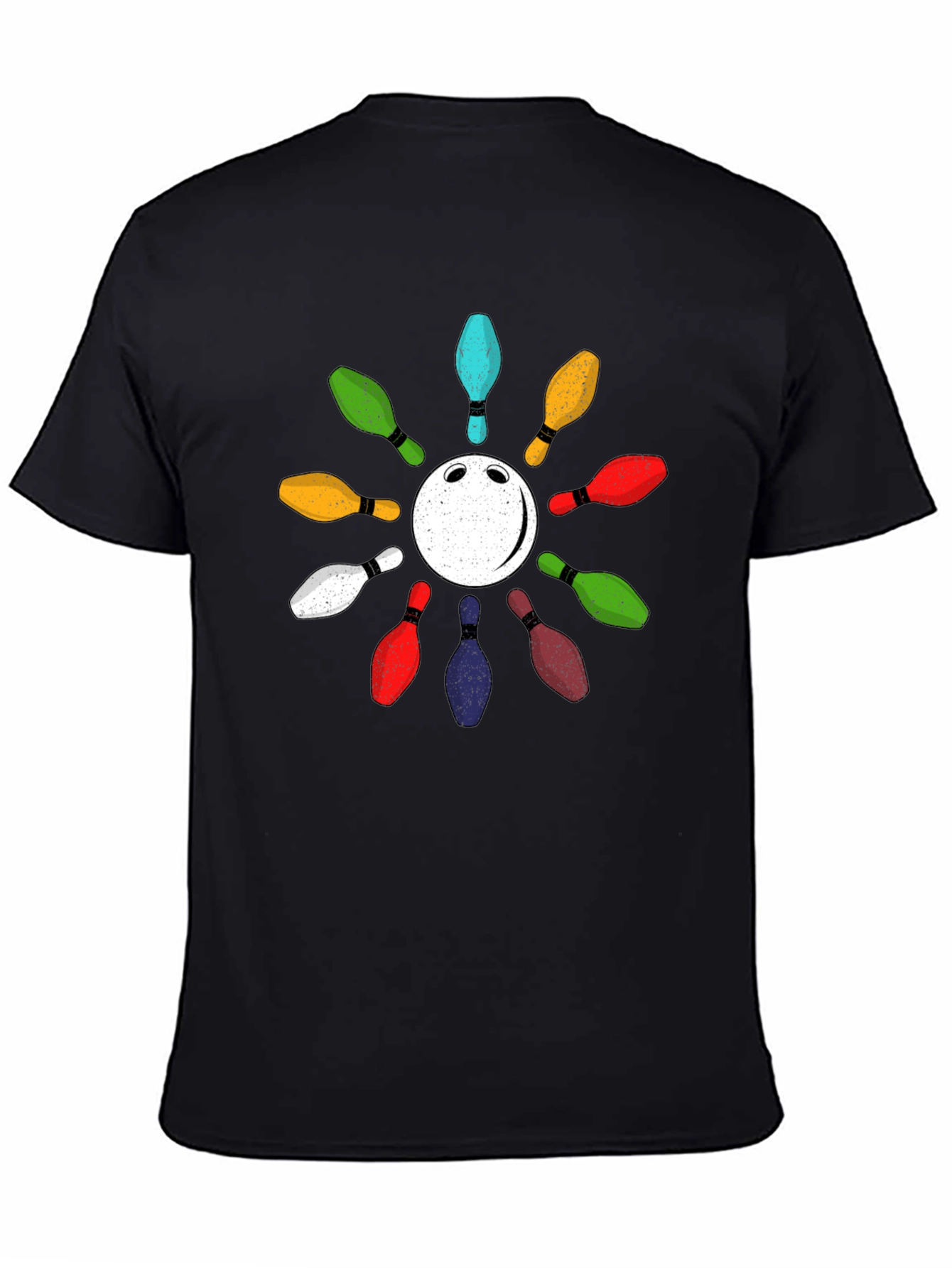 Bowling Pin Circle Graphic Tee