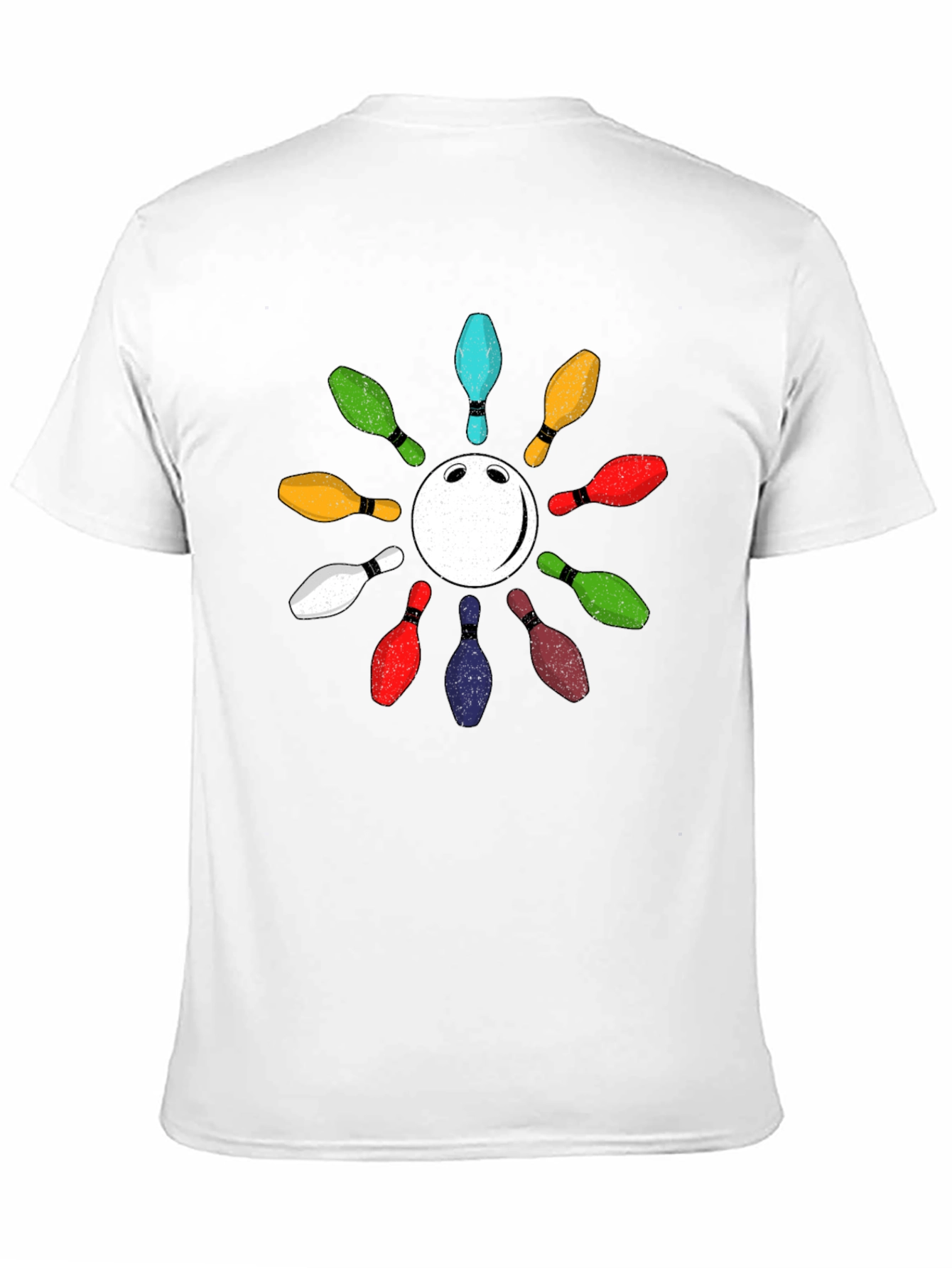 Bowling Pin Circle Graphic Tee