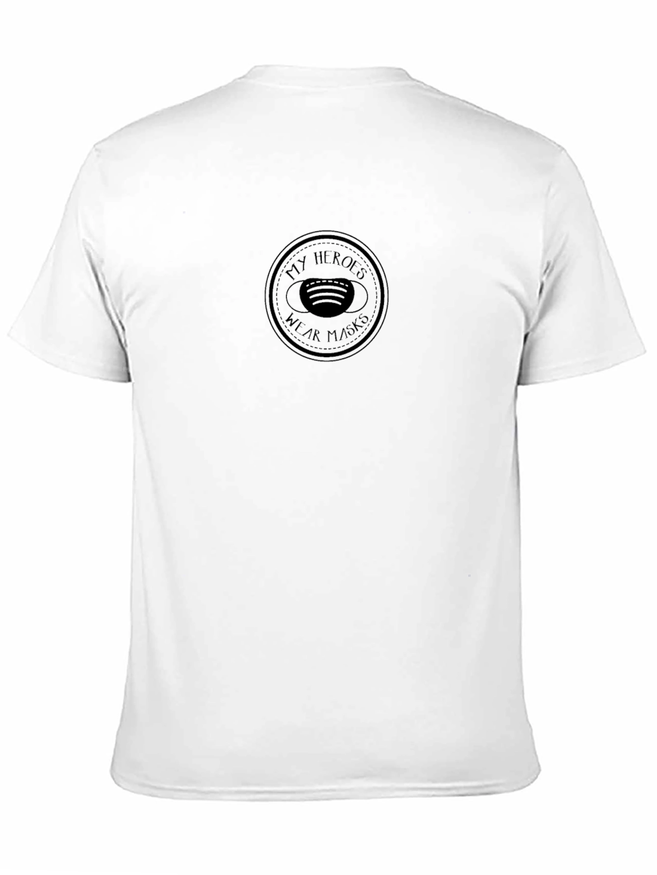 My Heroes Wear Masks Black T-Shirt