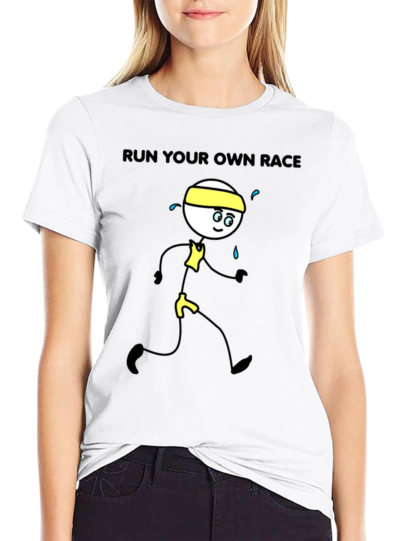 Run Your Own Race Graphic Tee