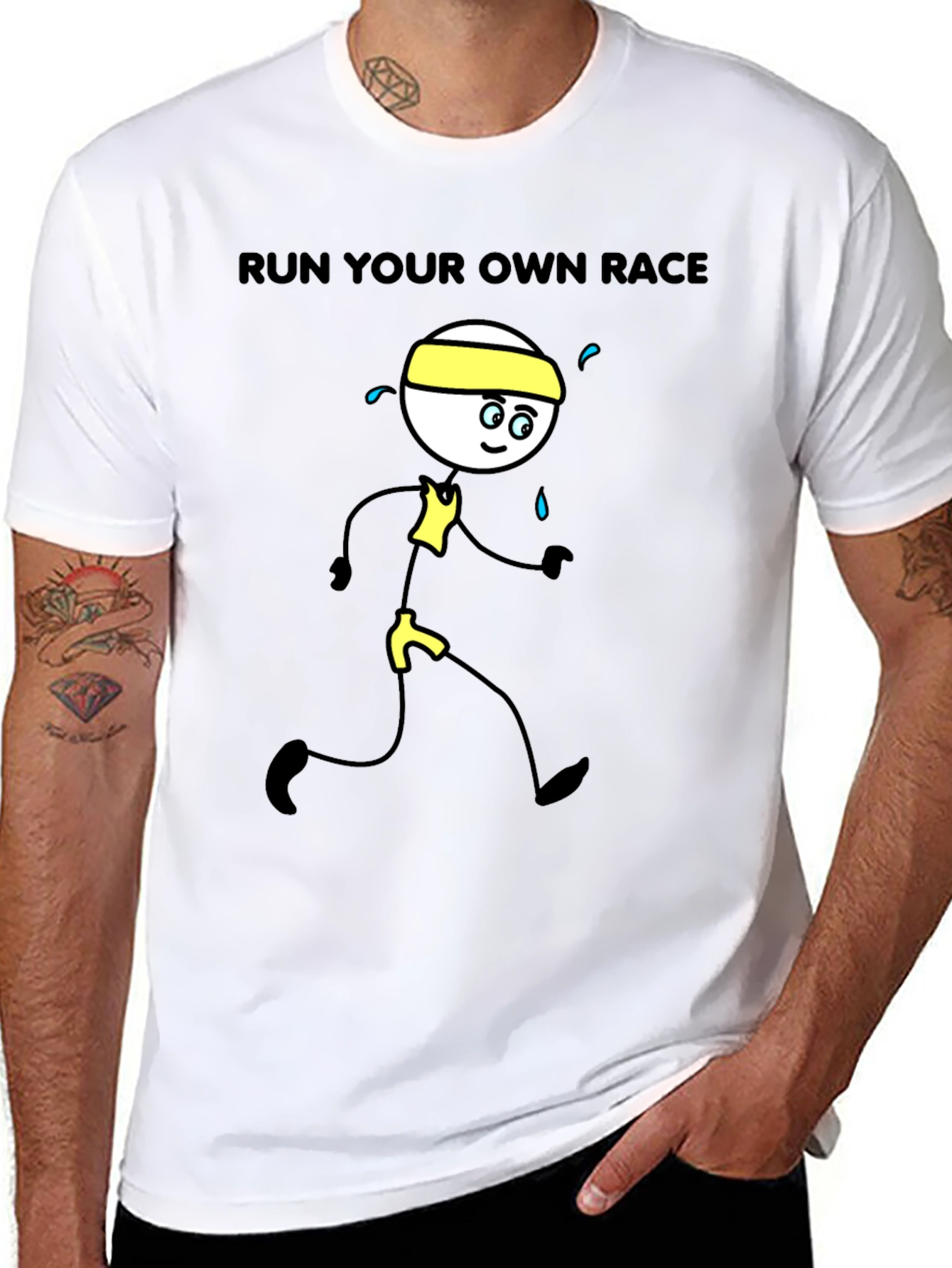 Run Your Own Race Graphic Tee