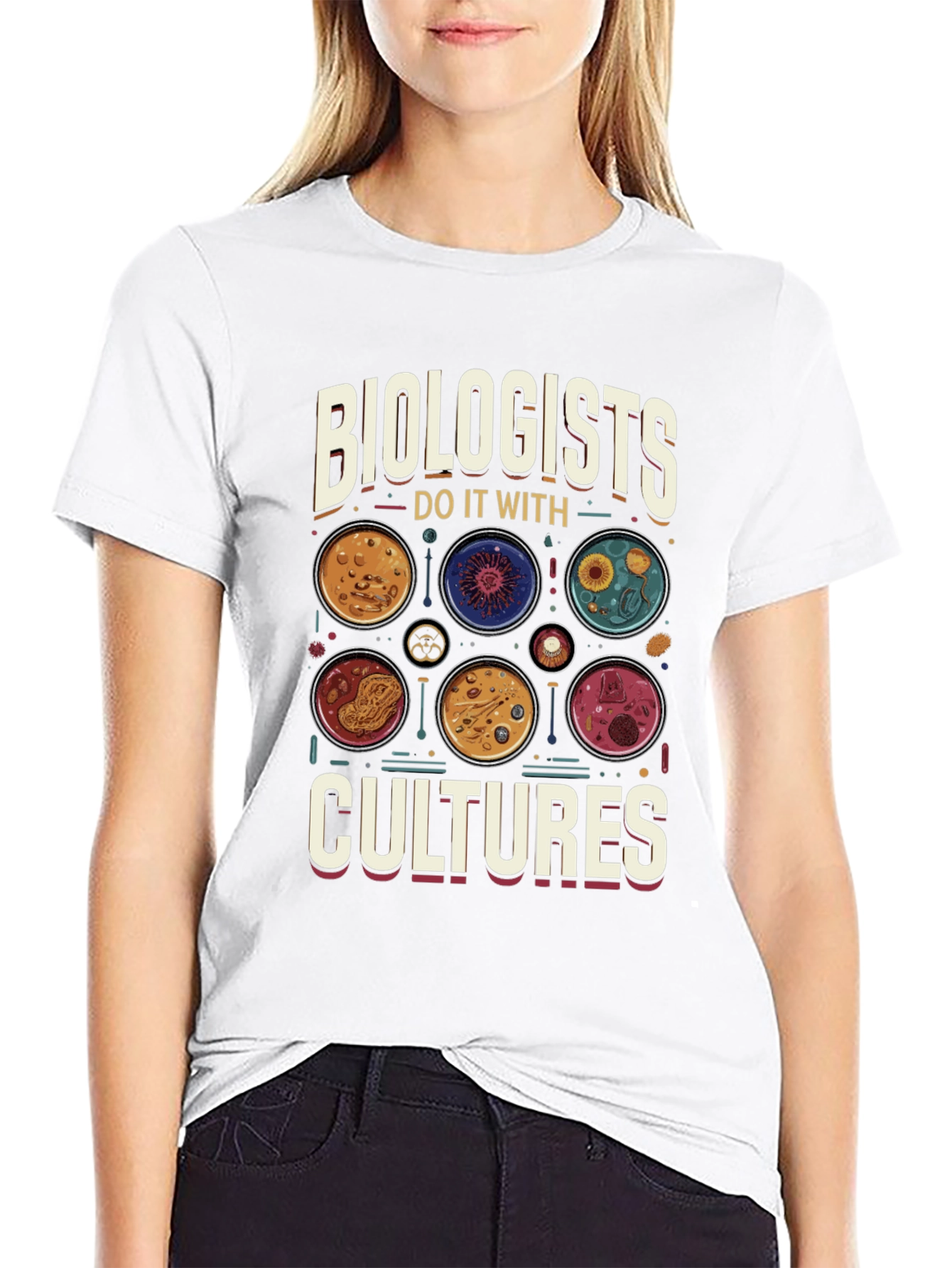 Biologists Do It With Cultures Graphic T-Shirt