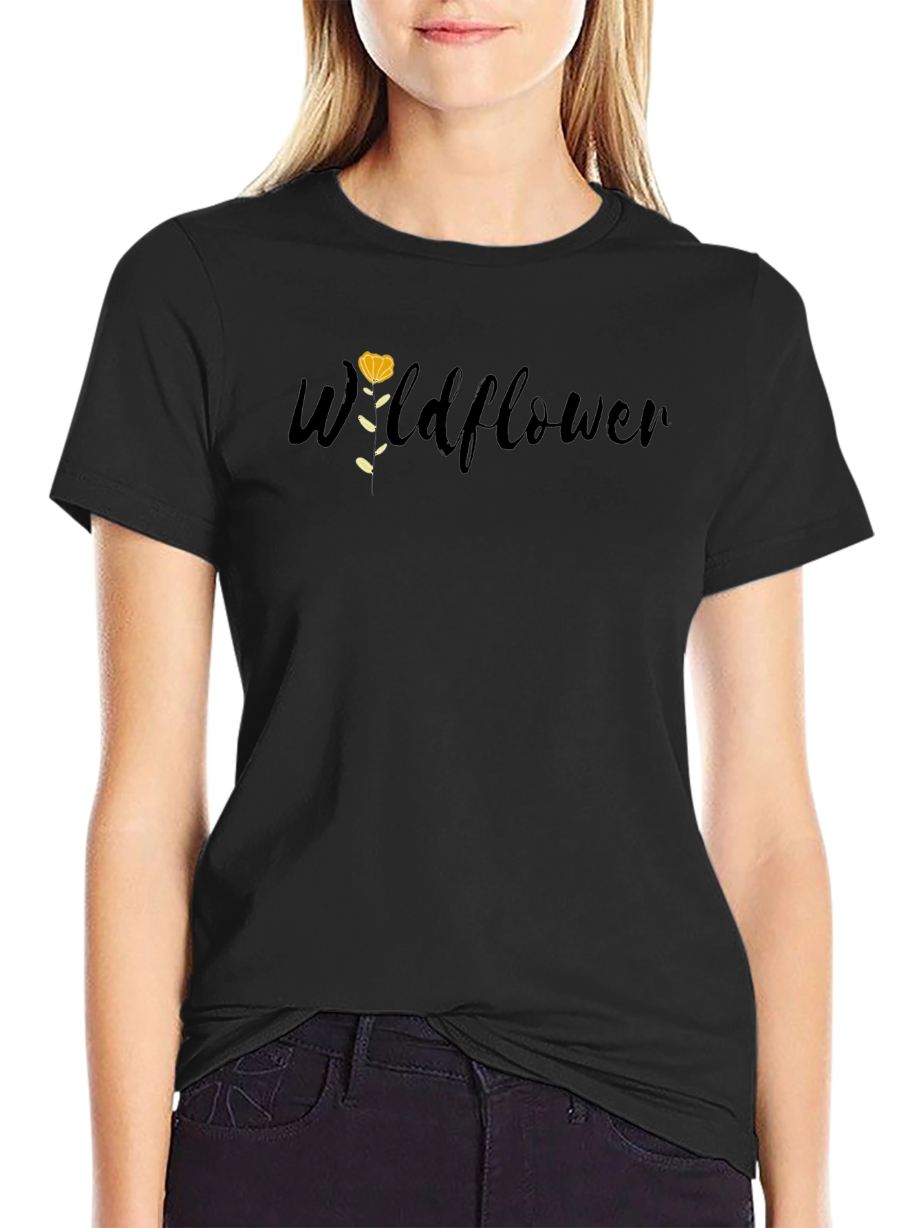 Wildflower Graphic Tee - Stylish Casual Wear