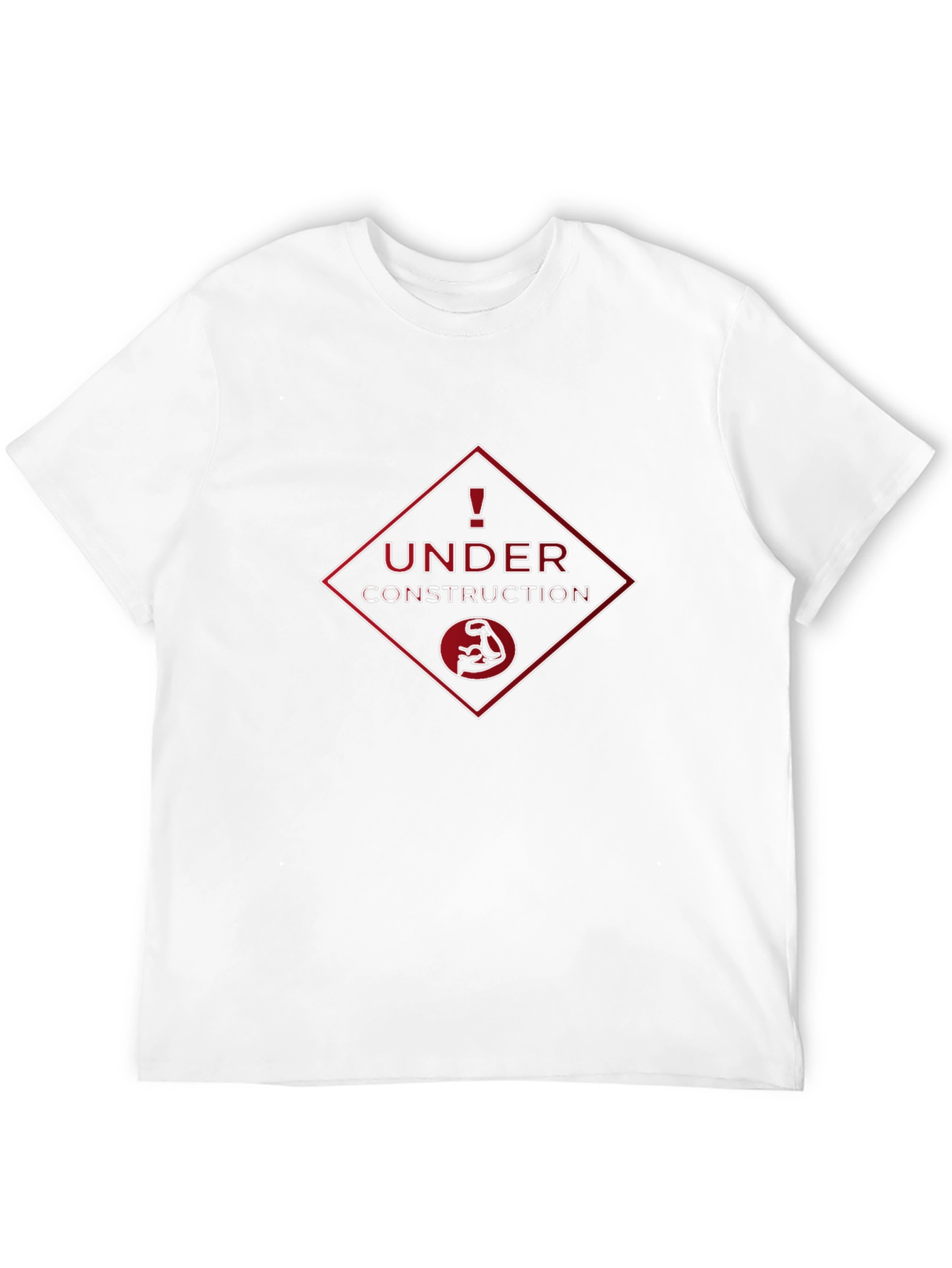 Under Construction Graphic T-Shirt - Black