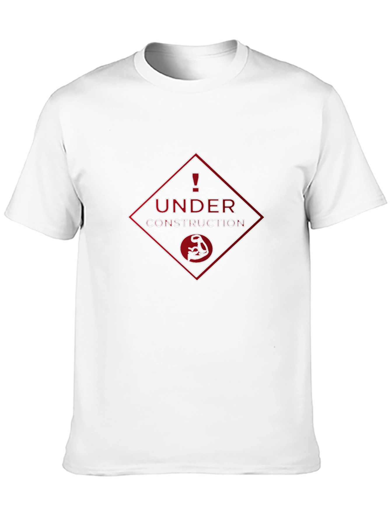 Under Construction Graphic T-Shirt - Black