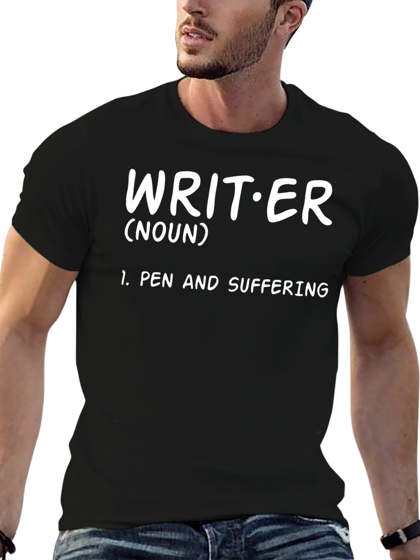 Writer Definition Black Graphic T-Shirt