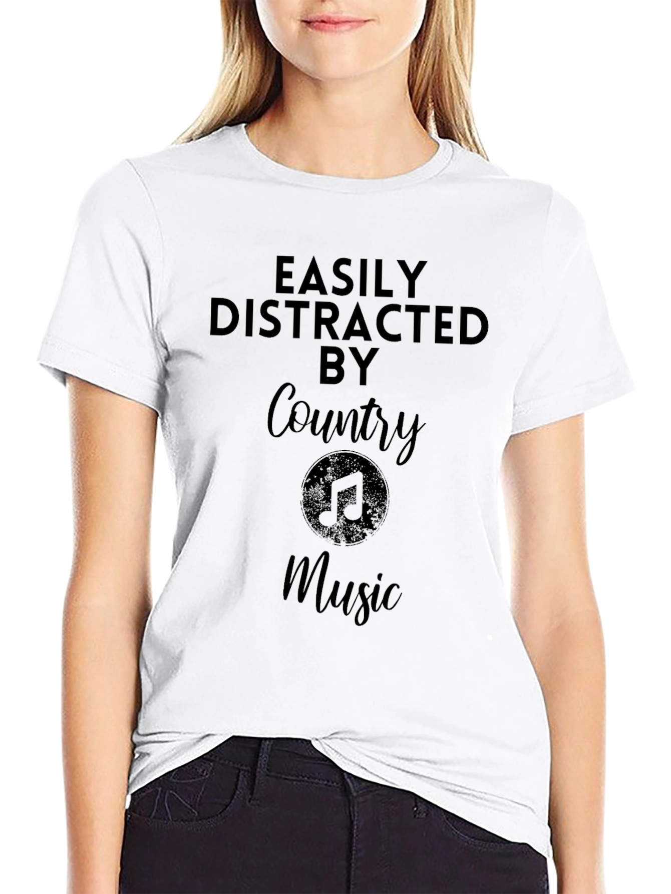 Easily Distracted by Country Music T-Shirt