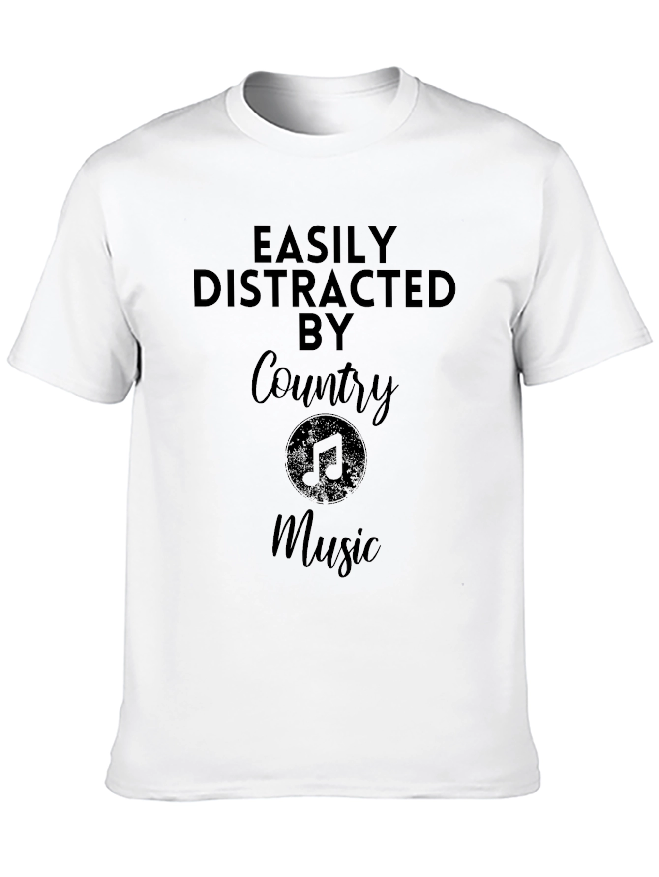 Easily Distracted by Country Music T-Shirt