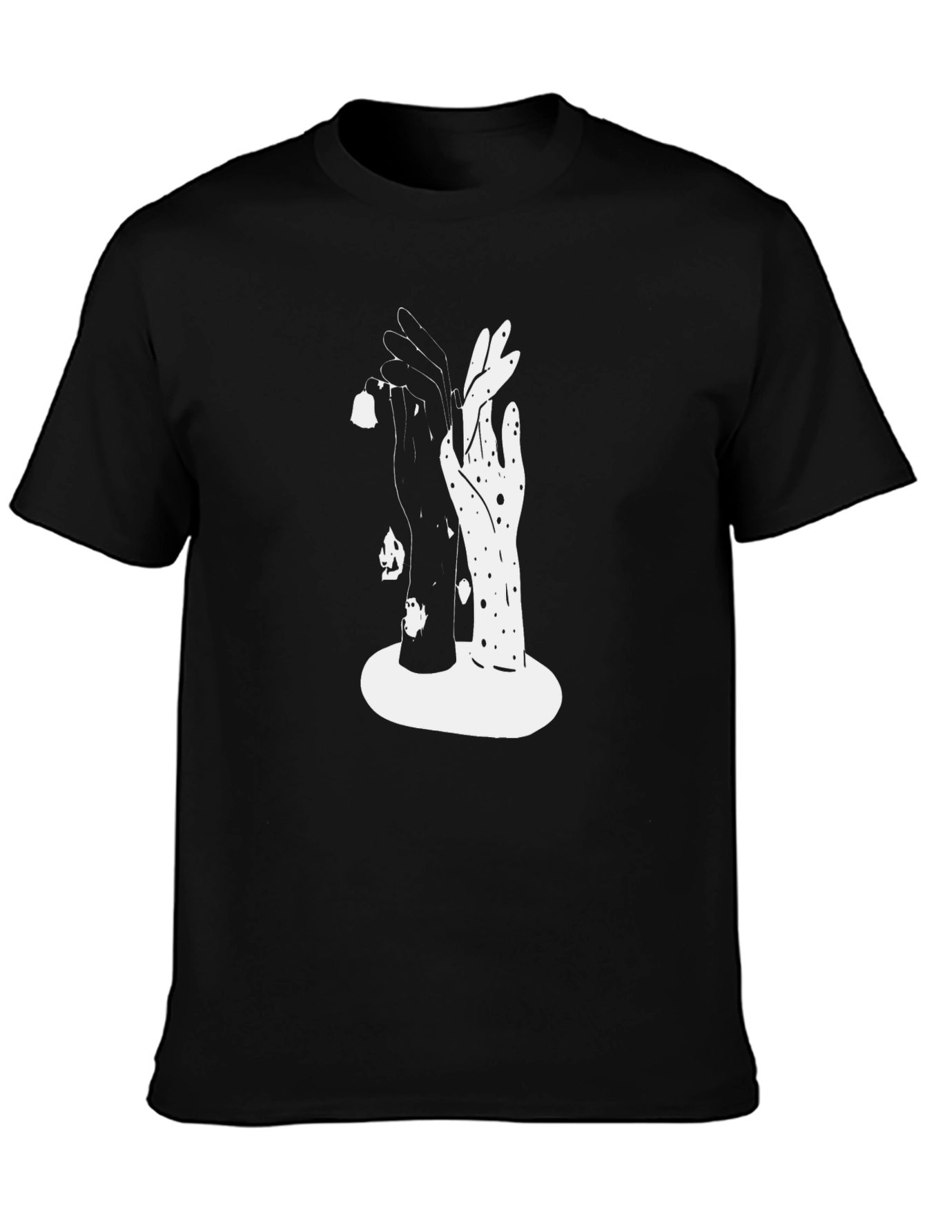 Yin Yang Hands Graphic Tee - Unisex