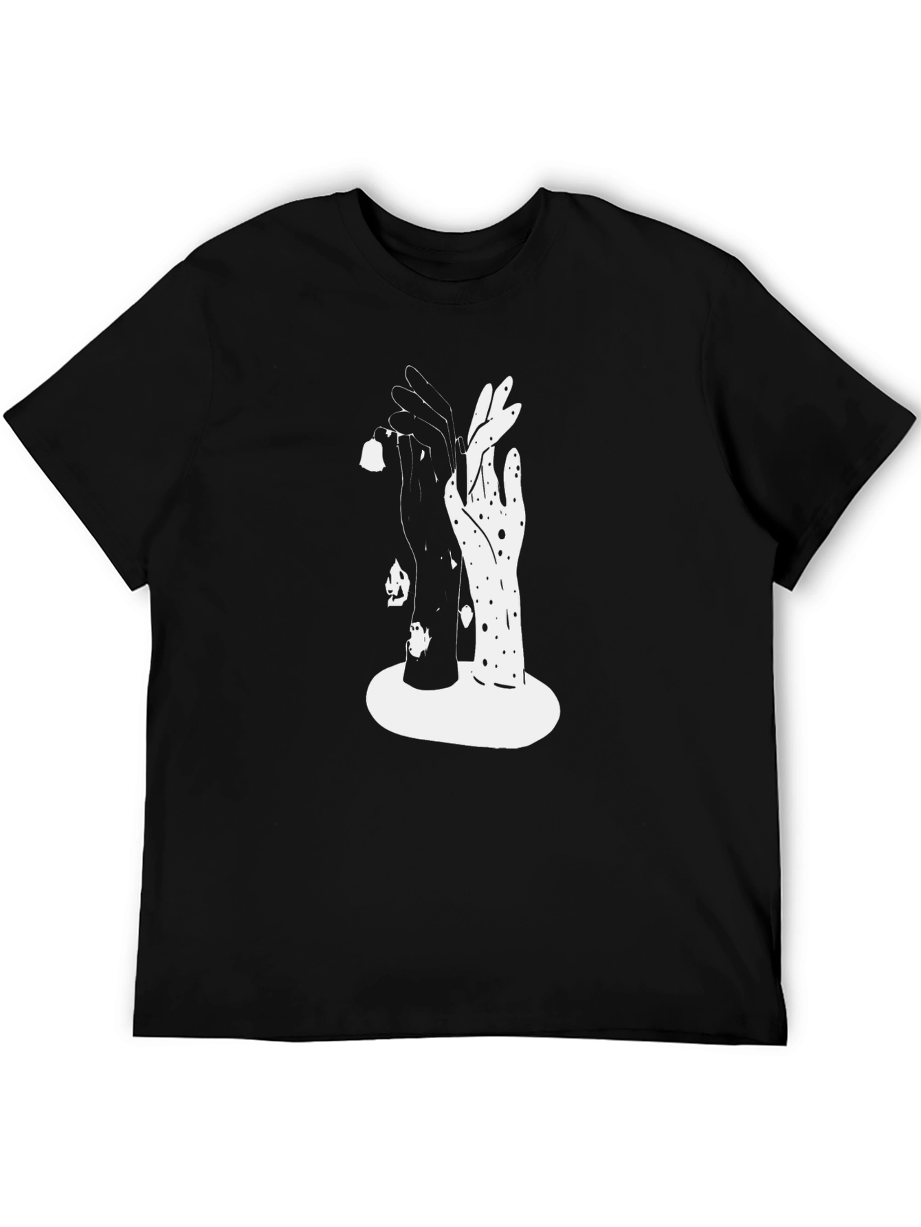 Yin Yang Hands Graphic Tee - Unisex