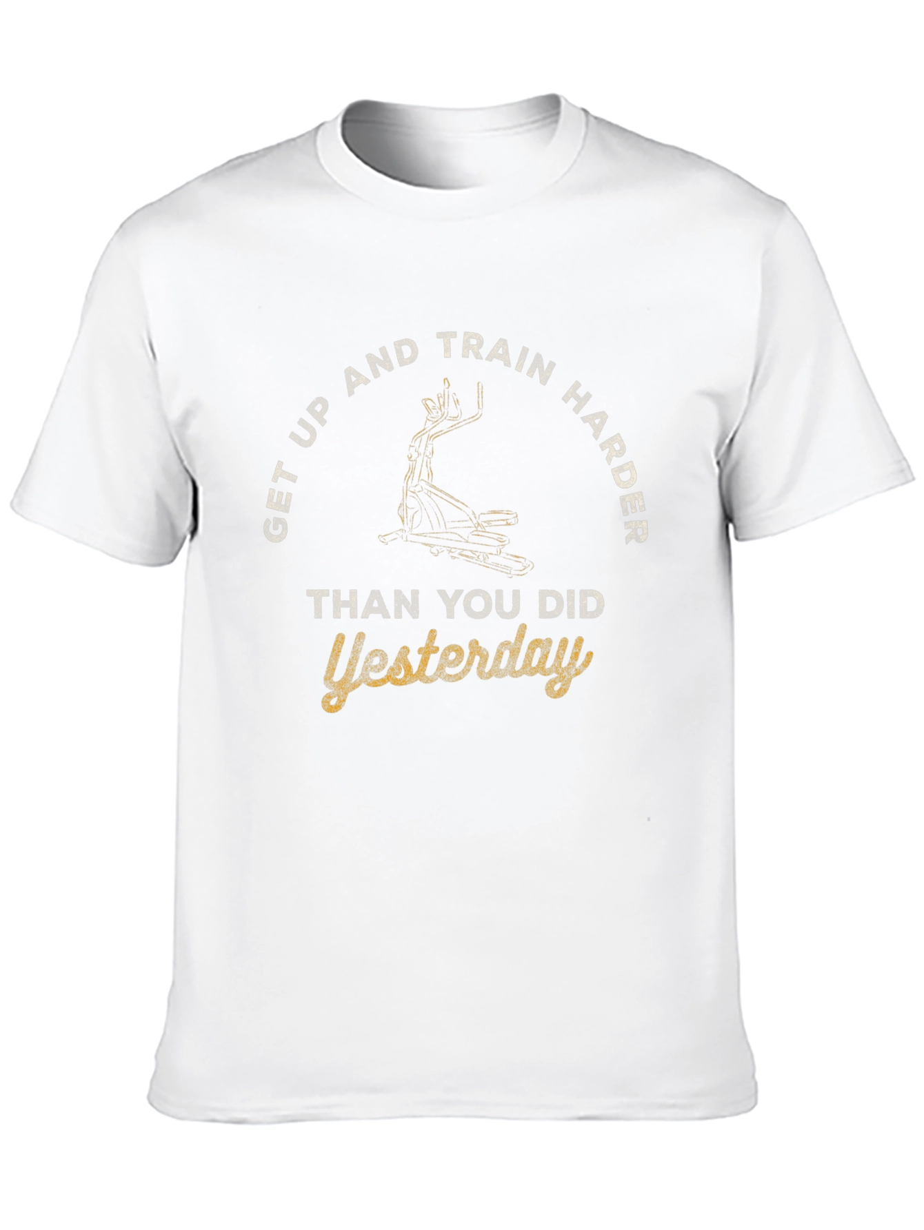 Train Harder T-Shirt - Motivational Fitness Apparel