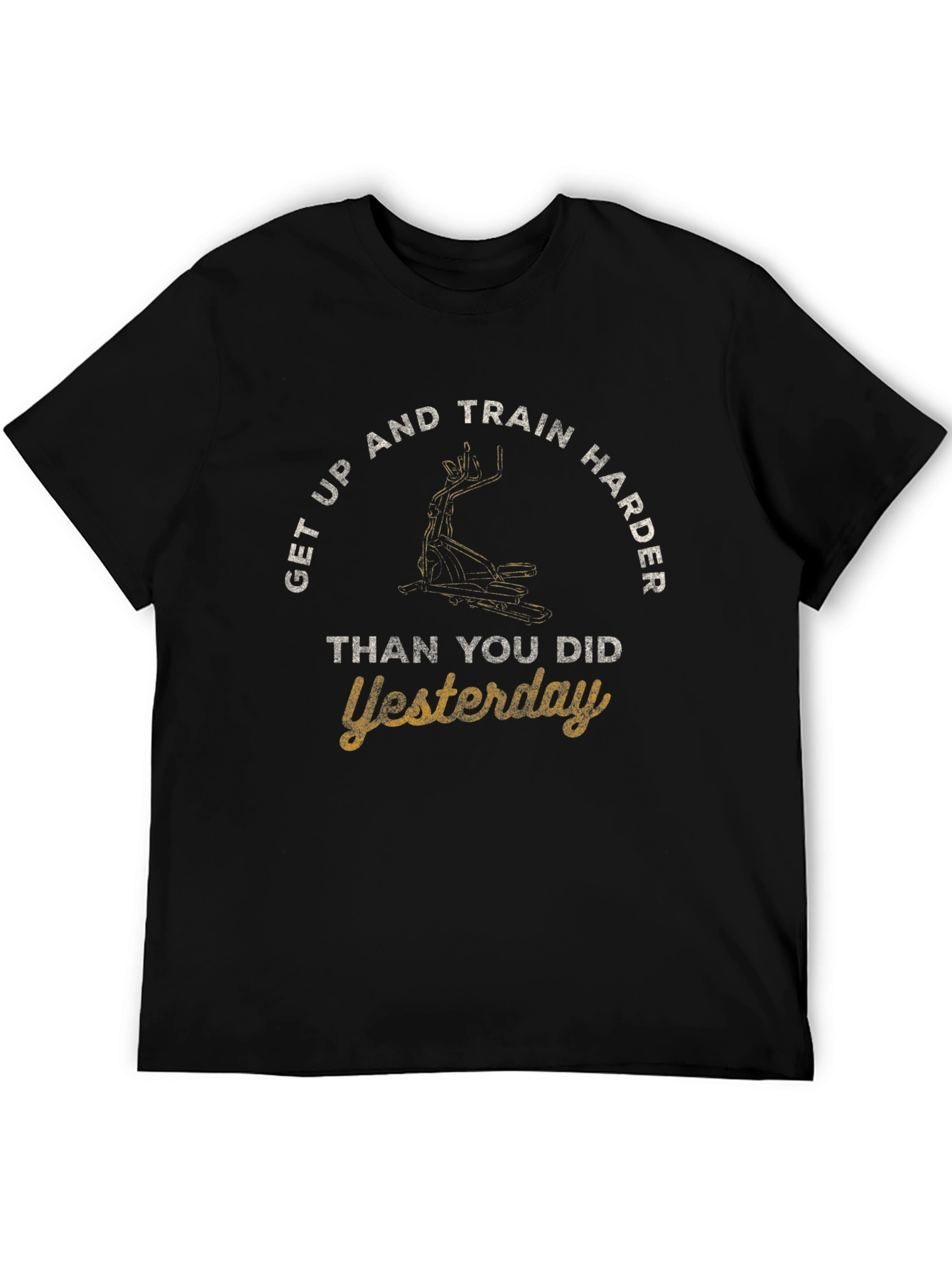 Train Harder T-Shirt - Motivational Fitness Apparel
