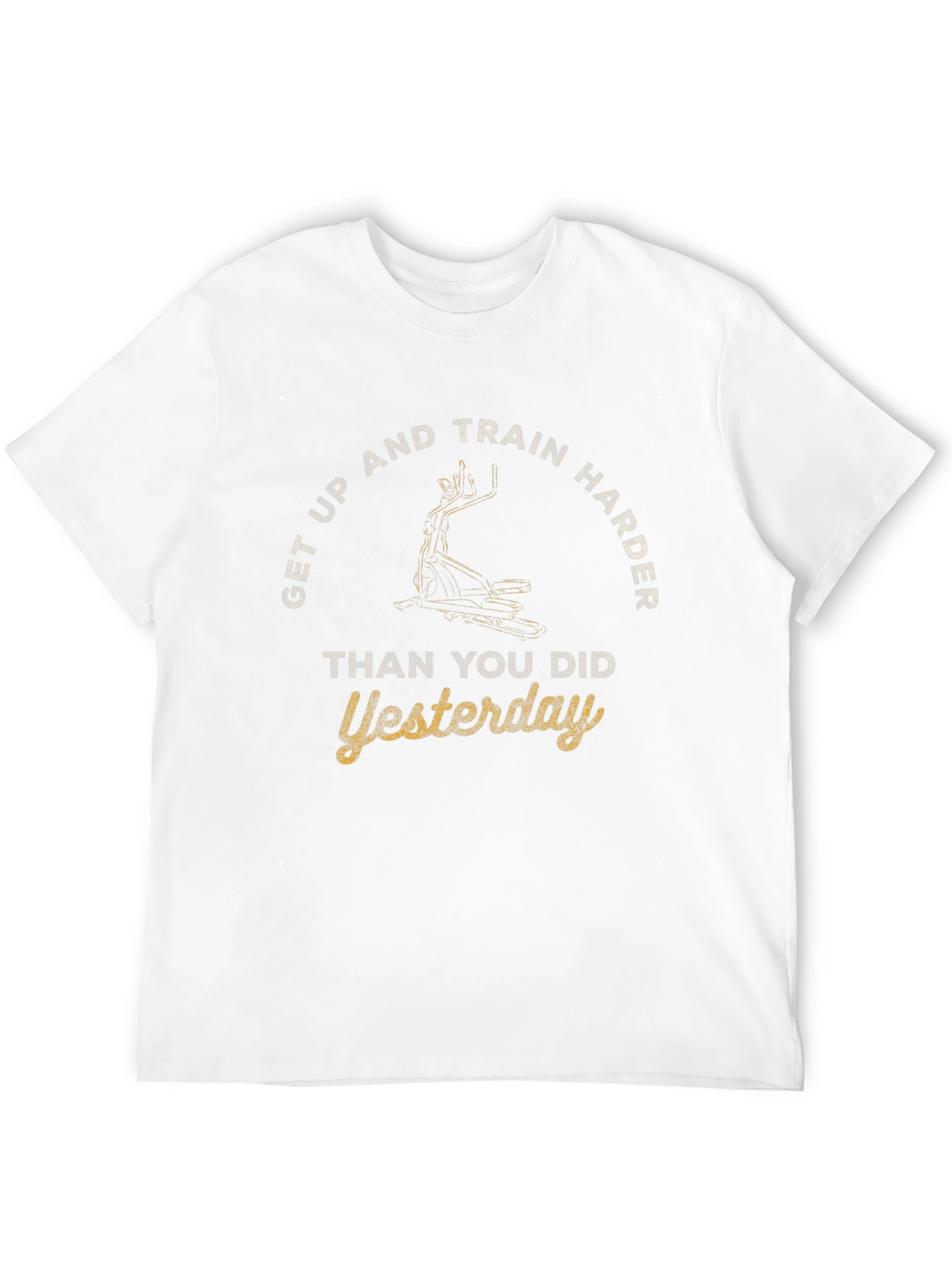 Train Harder T-Shirt - Motivational Fitness Apparel