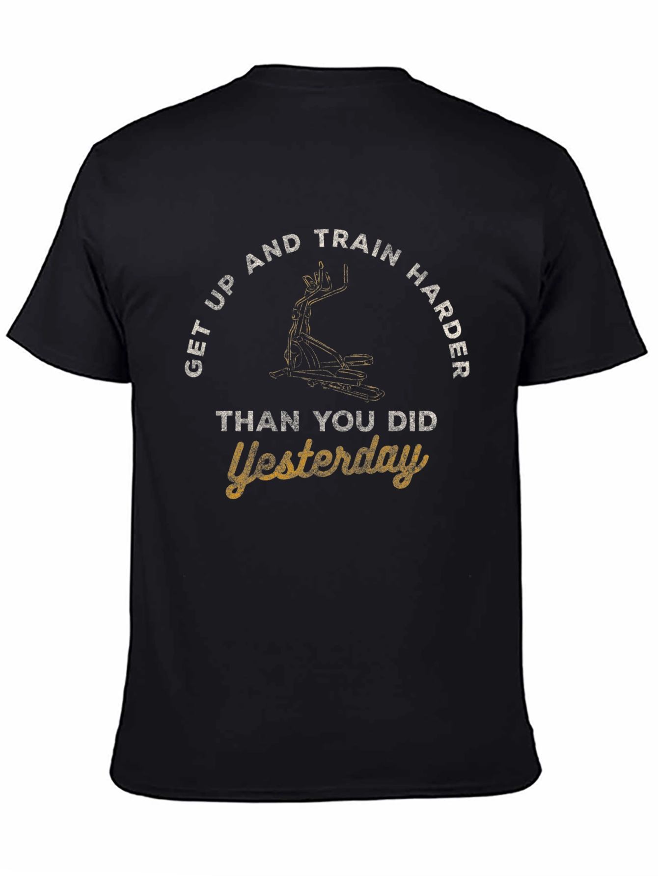 Train Harder T-Shirt - Motivational Fitness Apparel