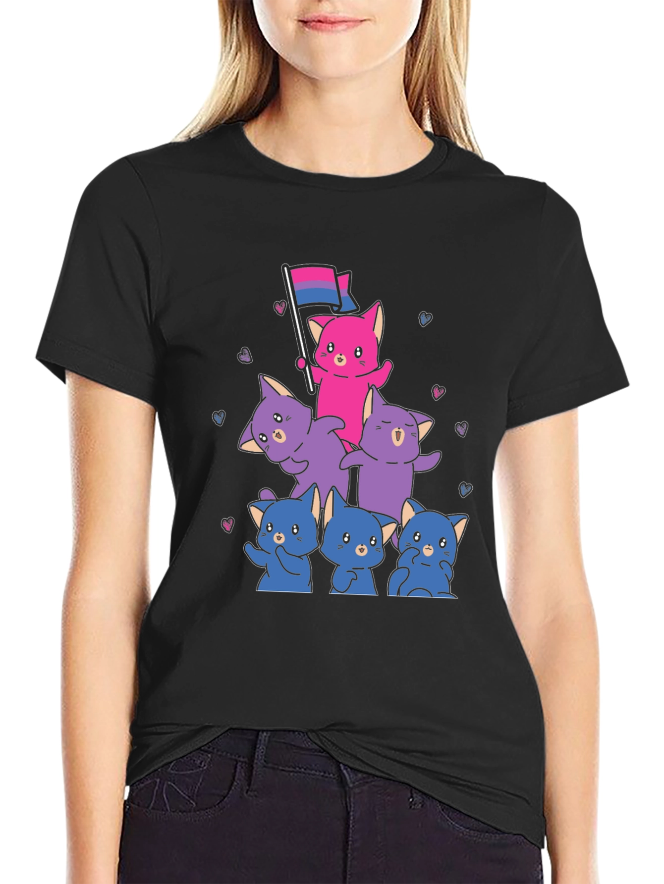 Bisexual Pride Cats T-Shirt