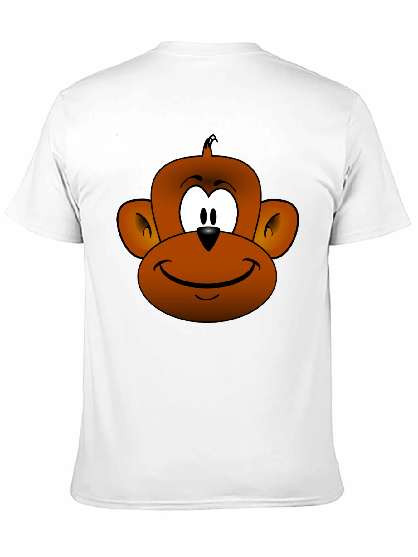 Funny Monkey Face Graphic T-Shirt