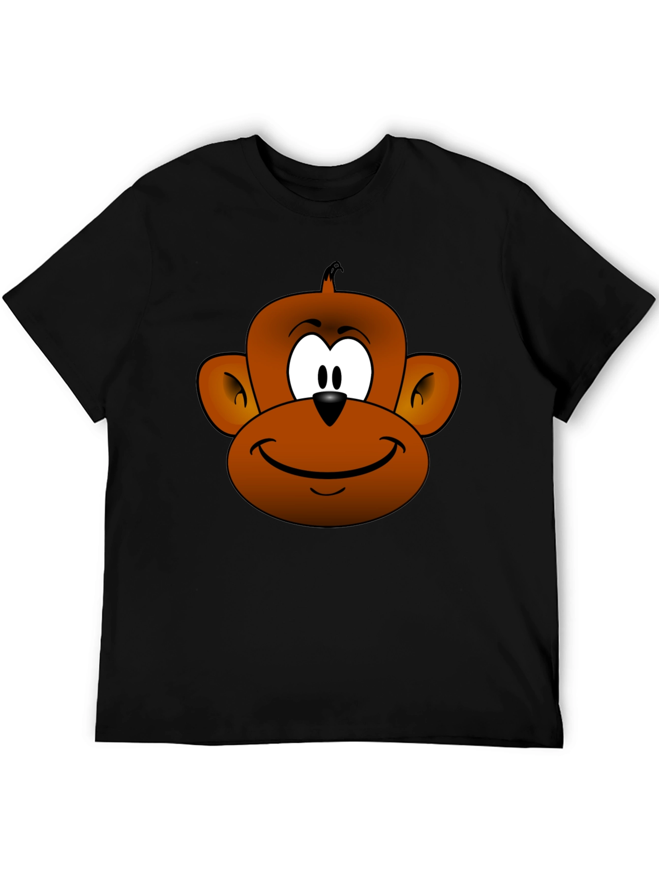 Funny Monkey Face Graphic T-Shirt