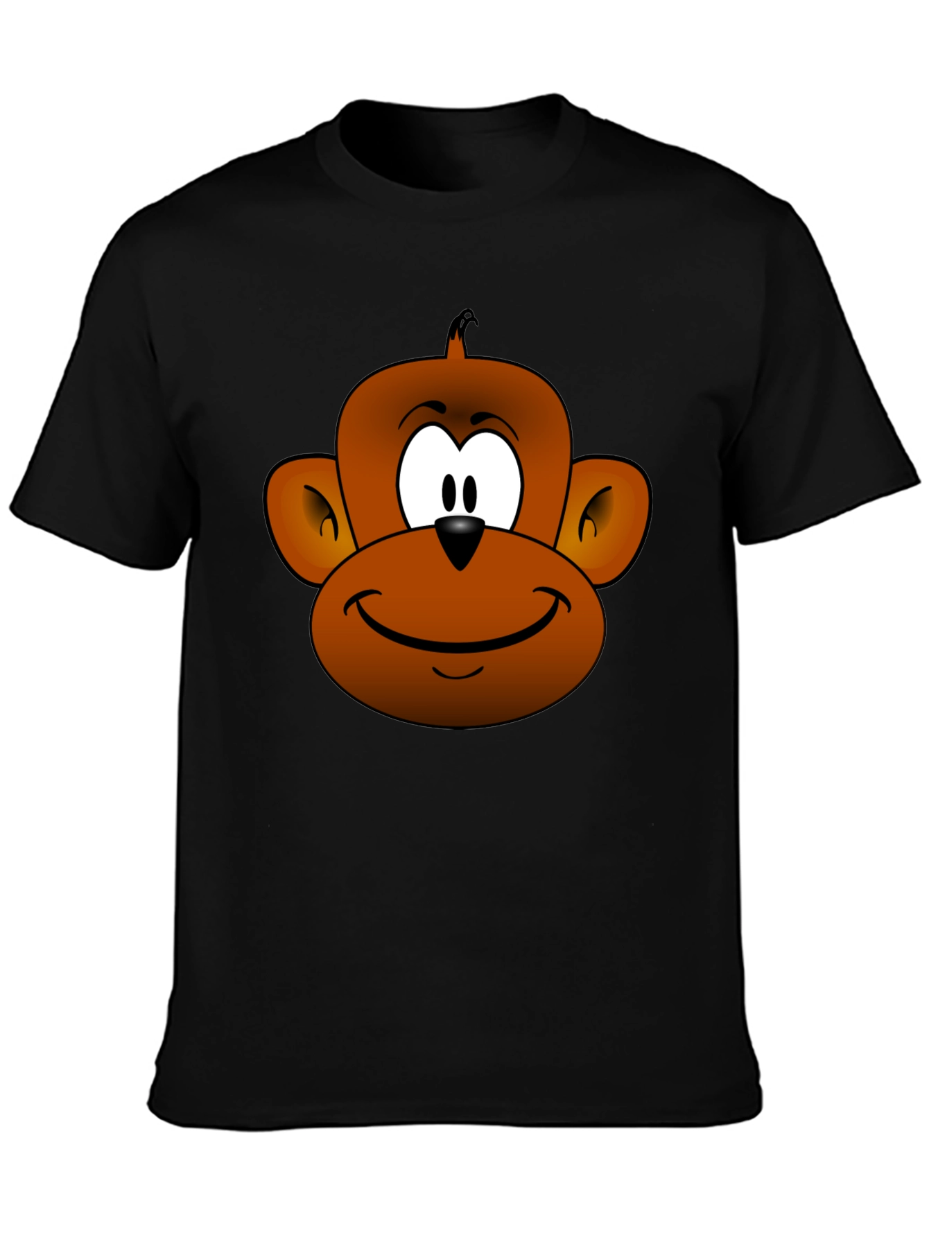 Funny Monkey Face Graphic T-Shirt