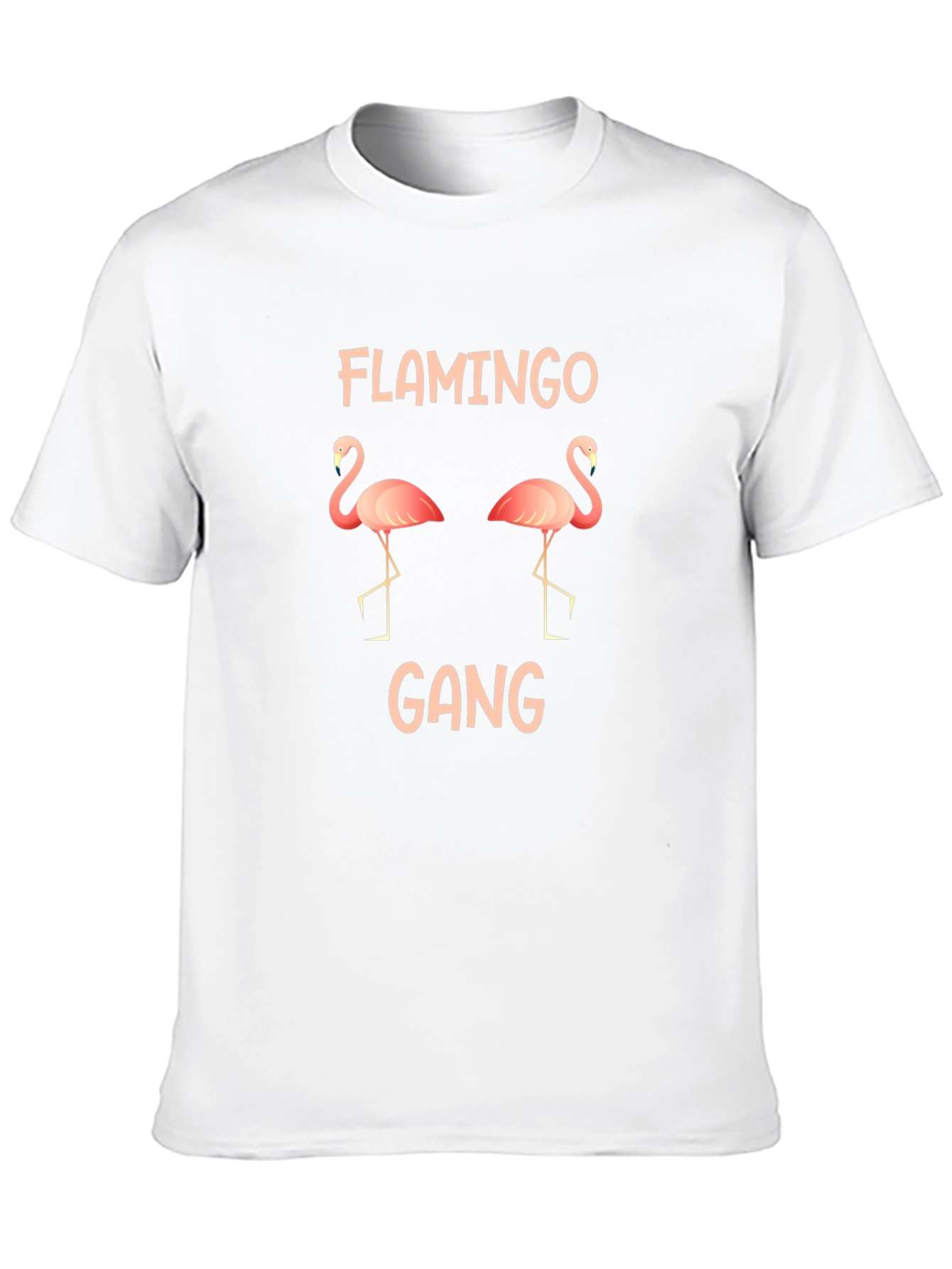 Flamingo Gang Black T-Shirt - Fun Graphic Tee