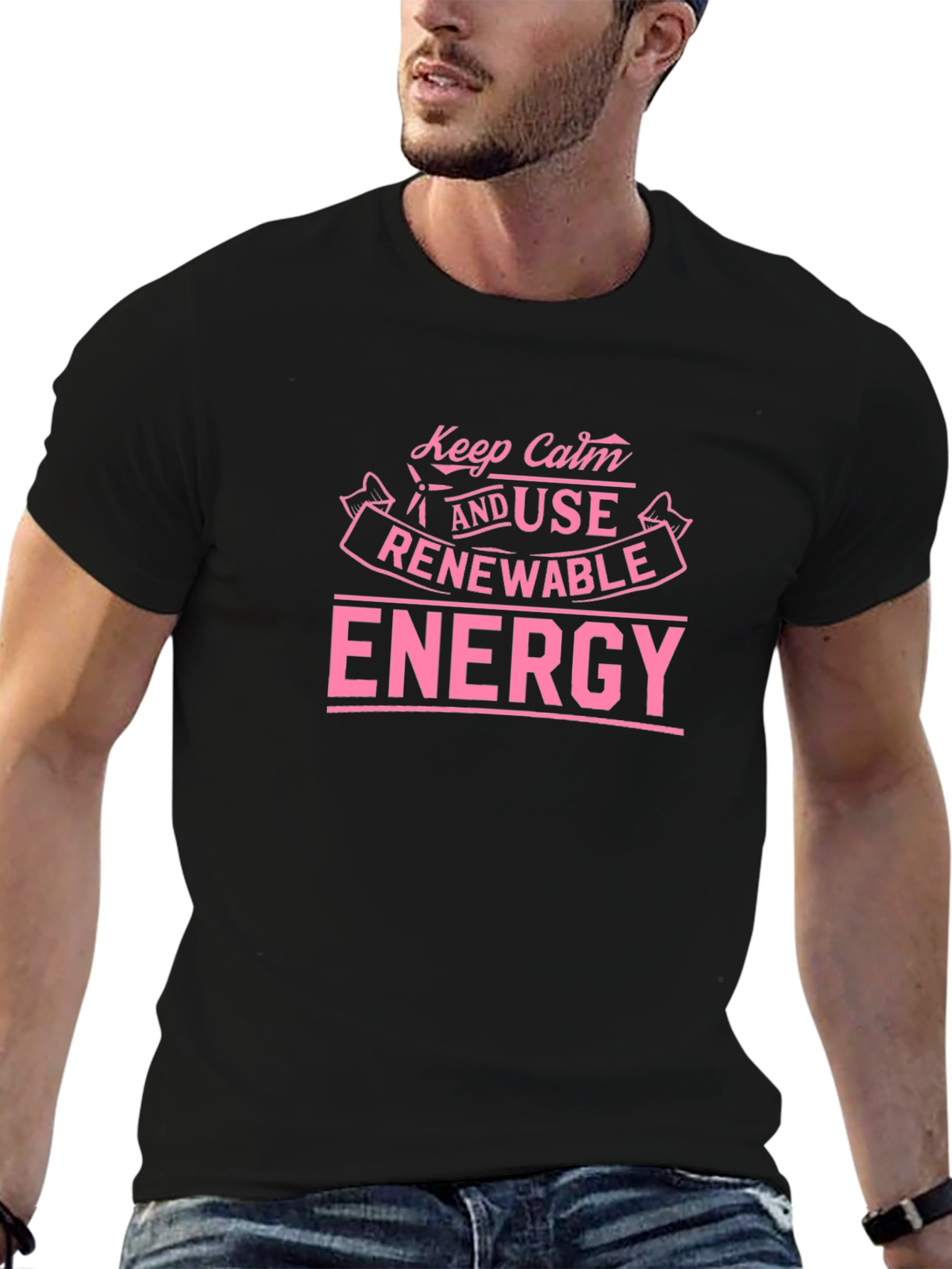 Renewable Energy T-Shirt Keep Calm Slogan