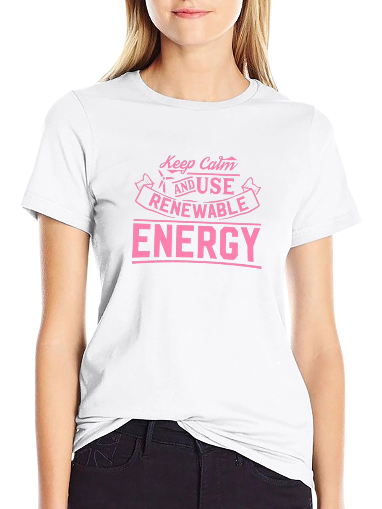 Renewable Energy T-Shirt Keep Calm Slogan