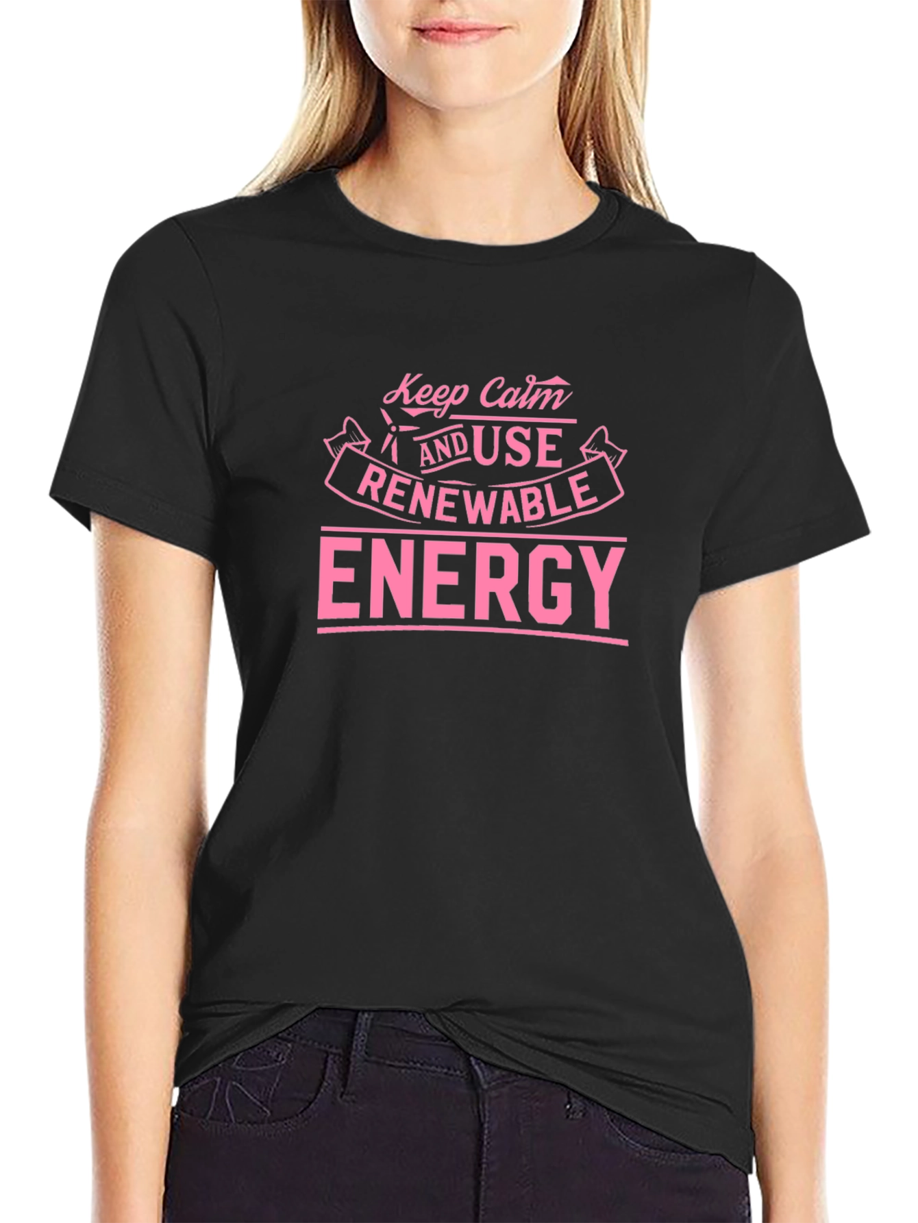 Renewable Energy T-Shirt Keep Calm Slogan