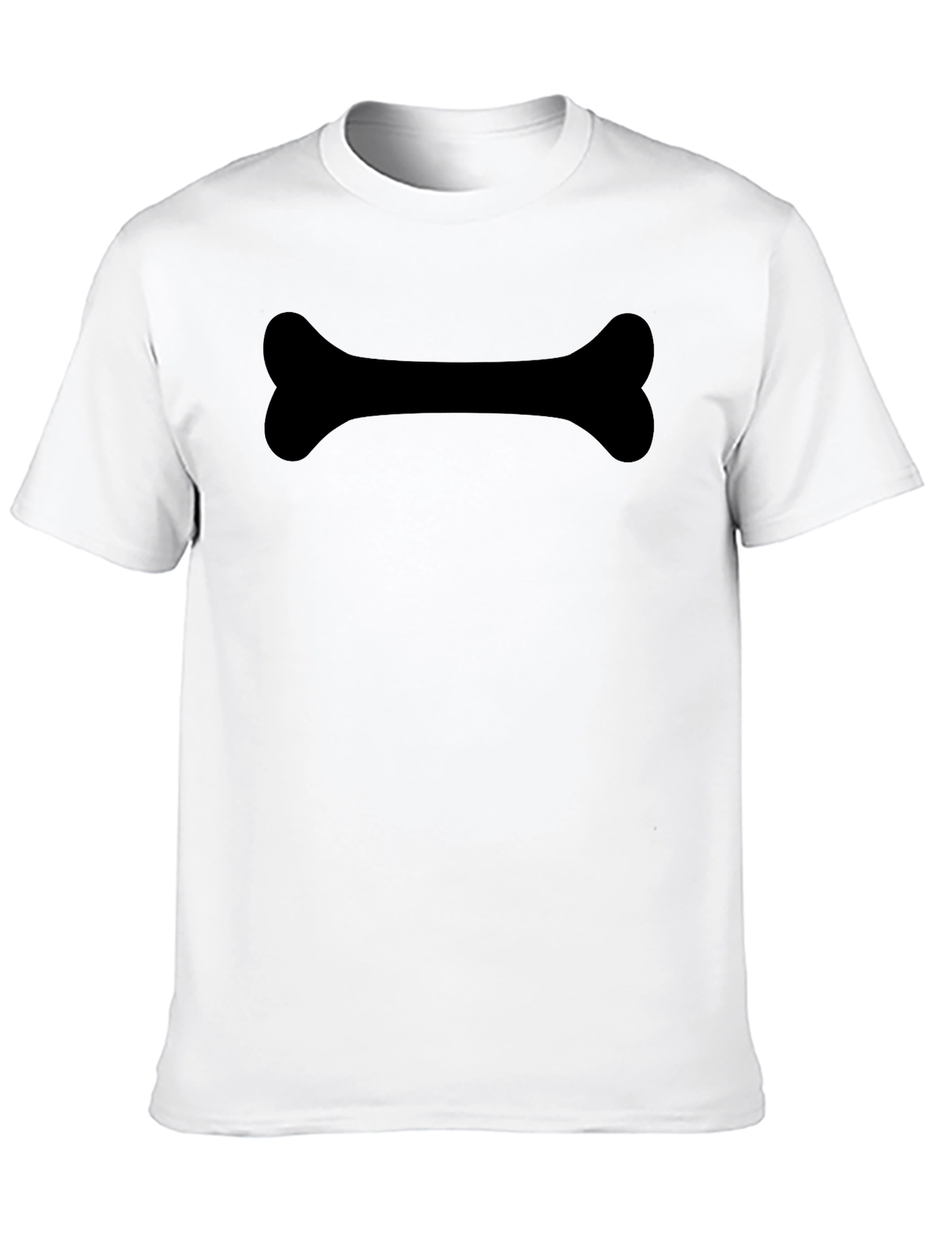 Bone Graphic Black T-Shirt - Casual Comfort
